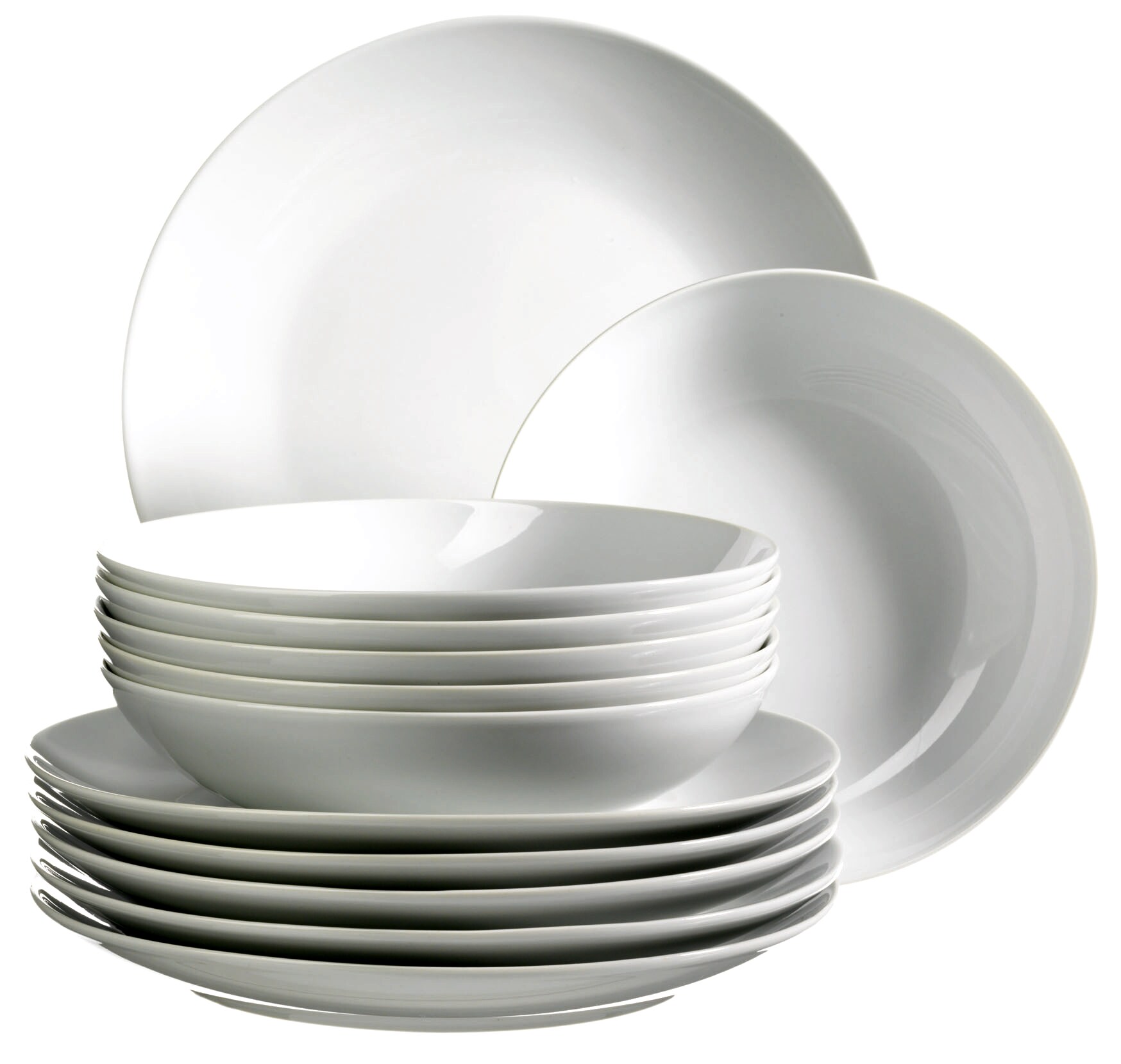 M&auml;ser Tafelservice, Porzellan BARCA wei&szlig; - Bild 1