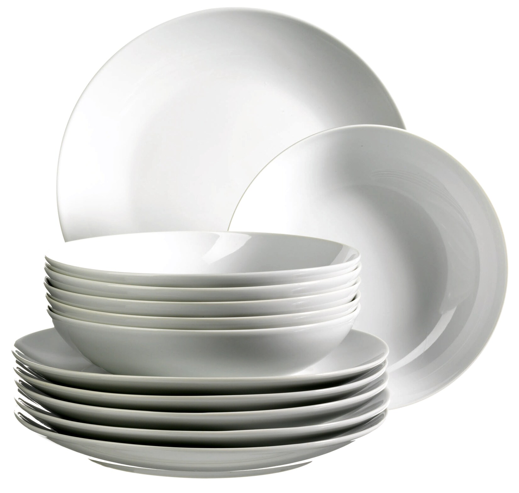 Mäser Tafelservice, Porzellan BARCA weiß | 09001793433083