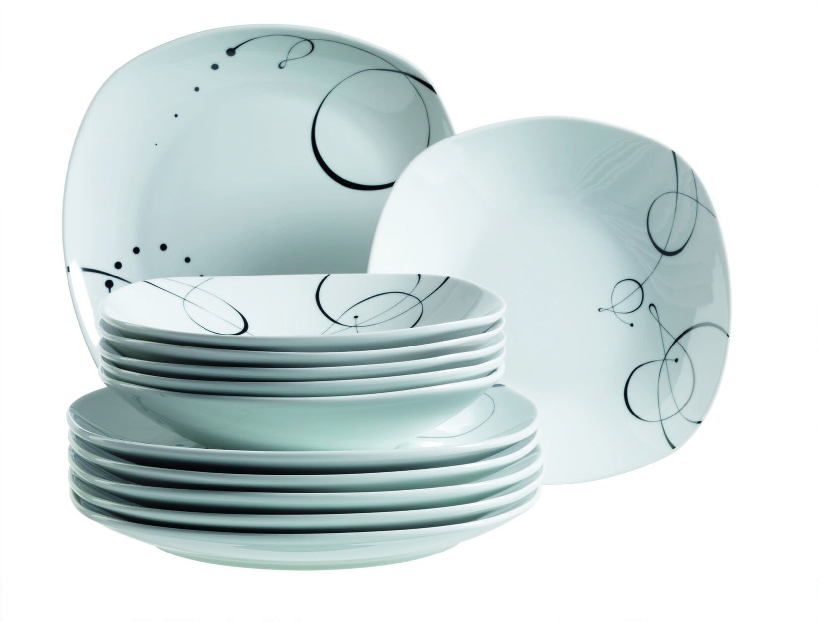 Mäser Tafelservice CHANSON weiß | 09001793995499