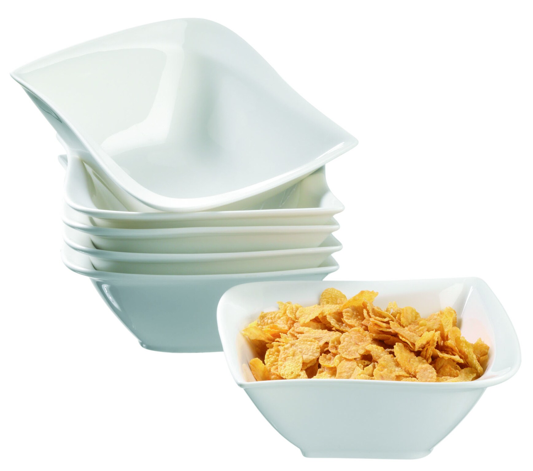 M&auml;ser M&uuml;slischalen 14 cm, Porzellan LA MUSICA Elfenbein - Bild 1