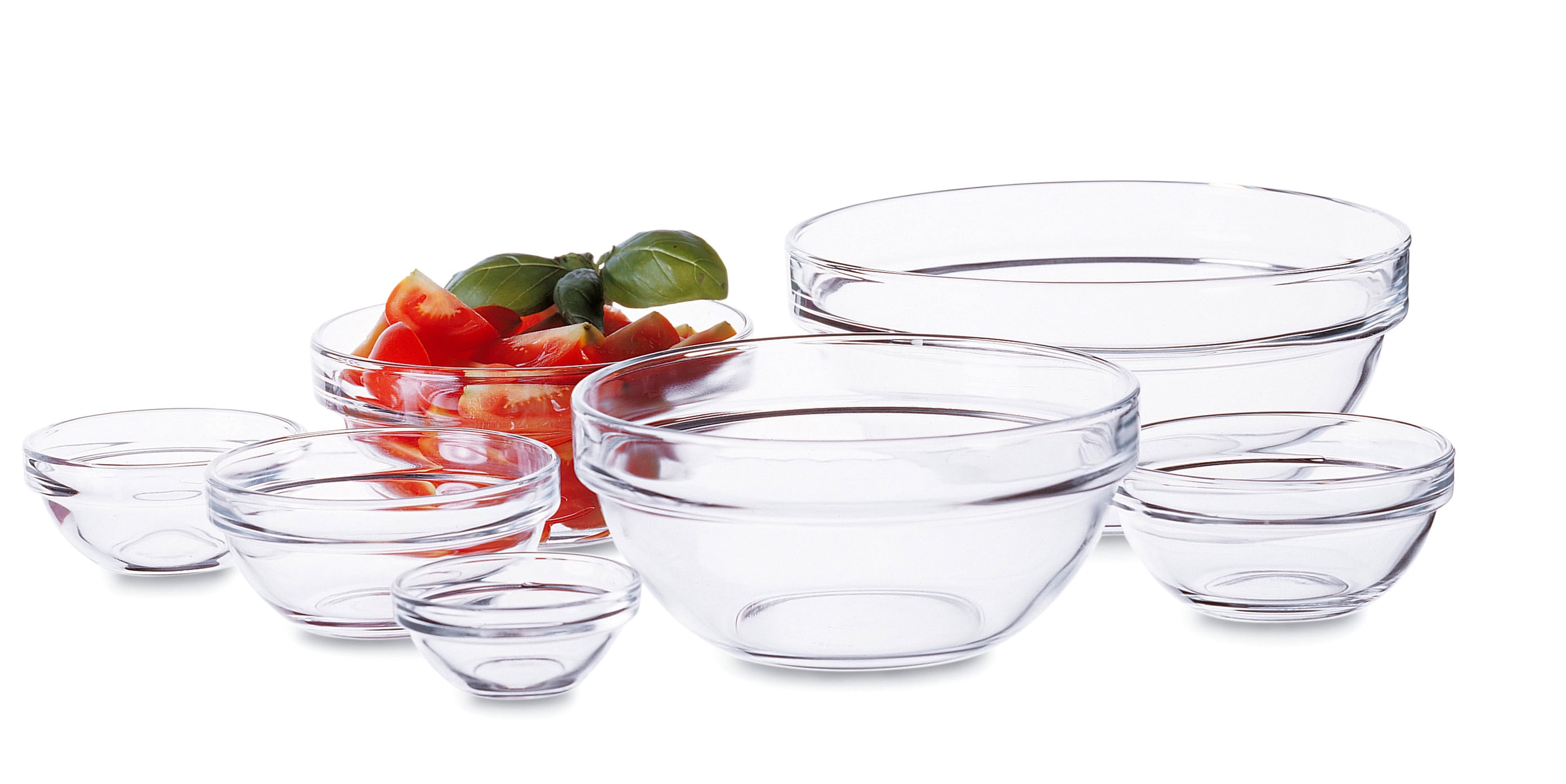 Luminarc Sch&uuml;ssel 9 cm 6-er Set EMPILABLE Transparent - Bild 1