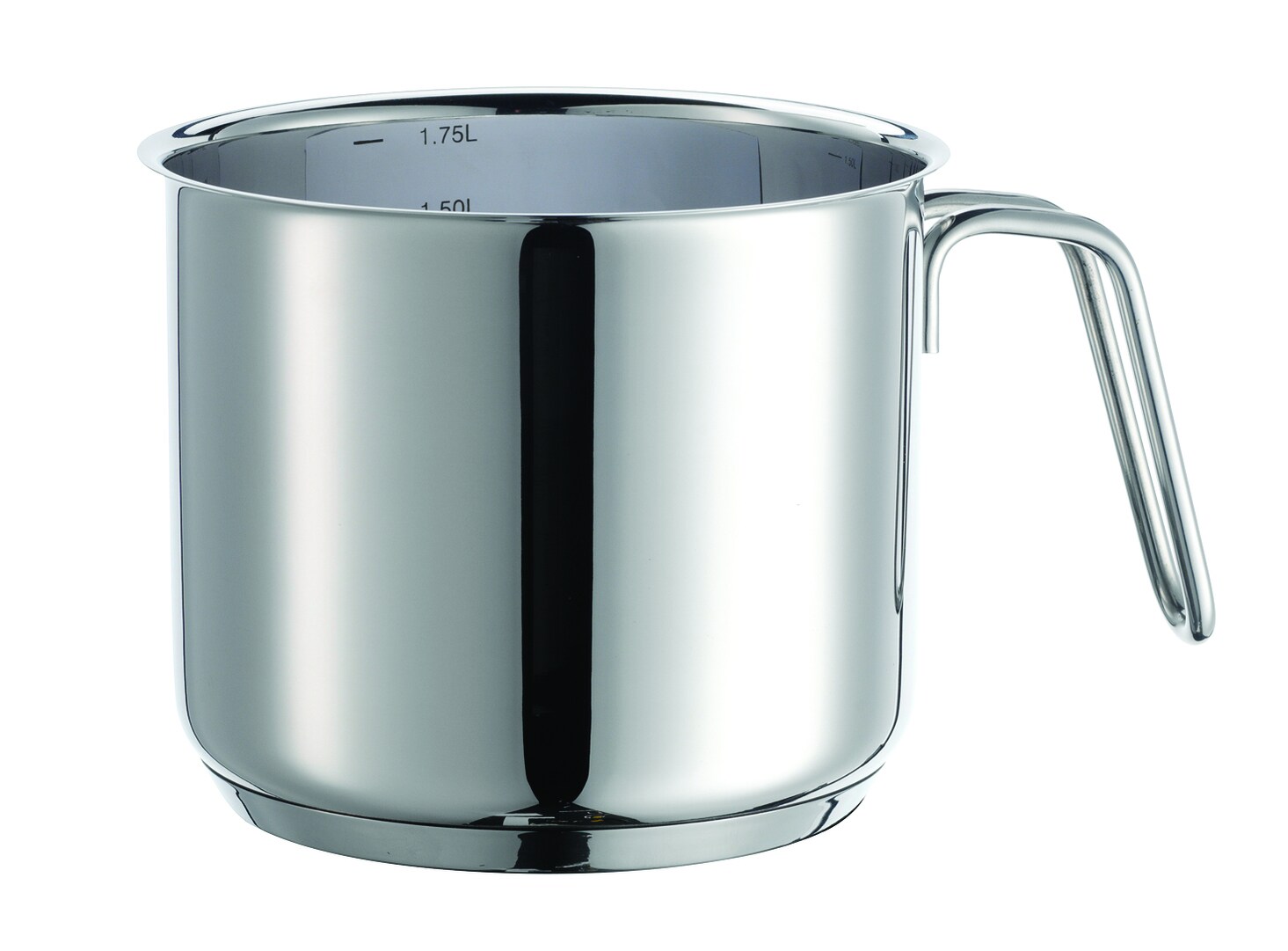 Mäser Milchtopf 14 cm, Edelstahl 18/10 VARUNA Silberfarben | 09001794307864
