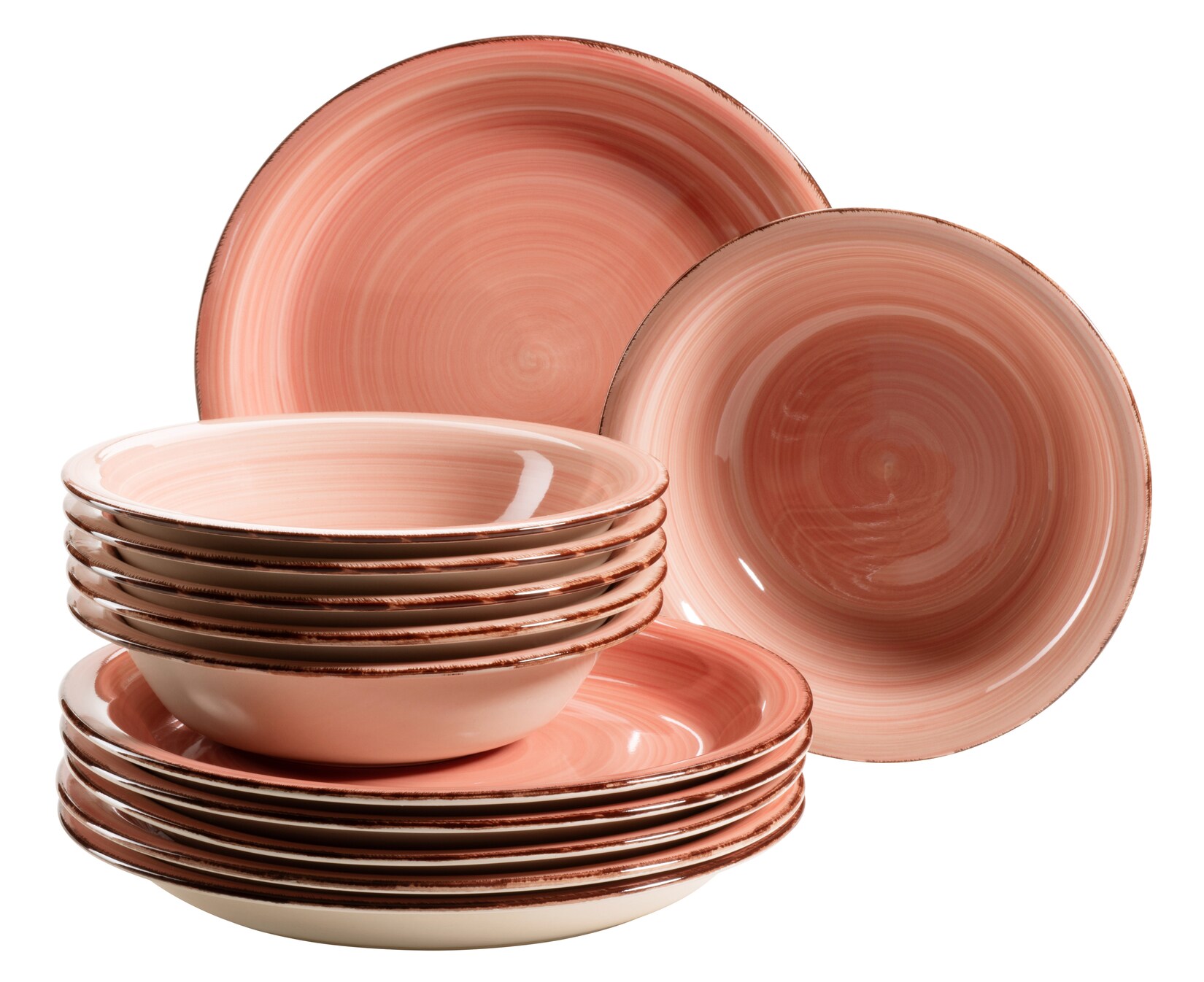 Mäser Teller-Set, Steingut Lumaca
