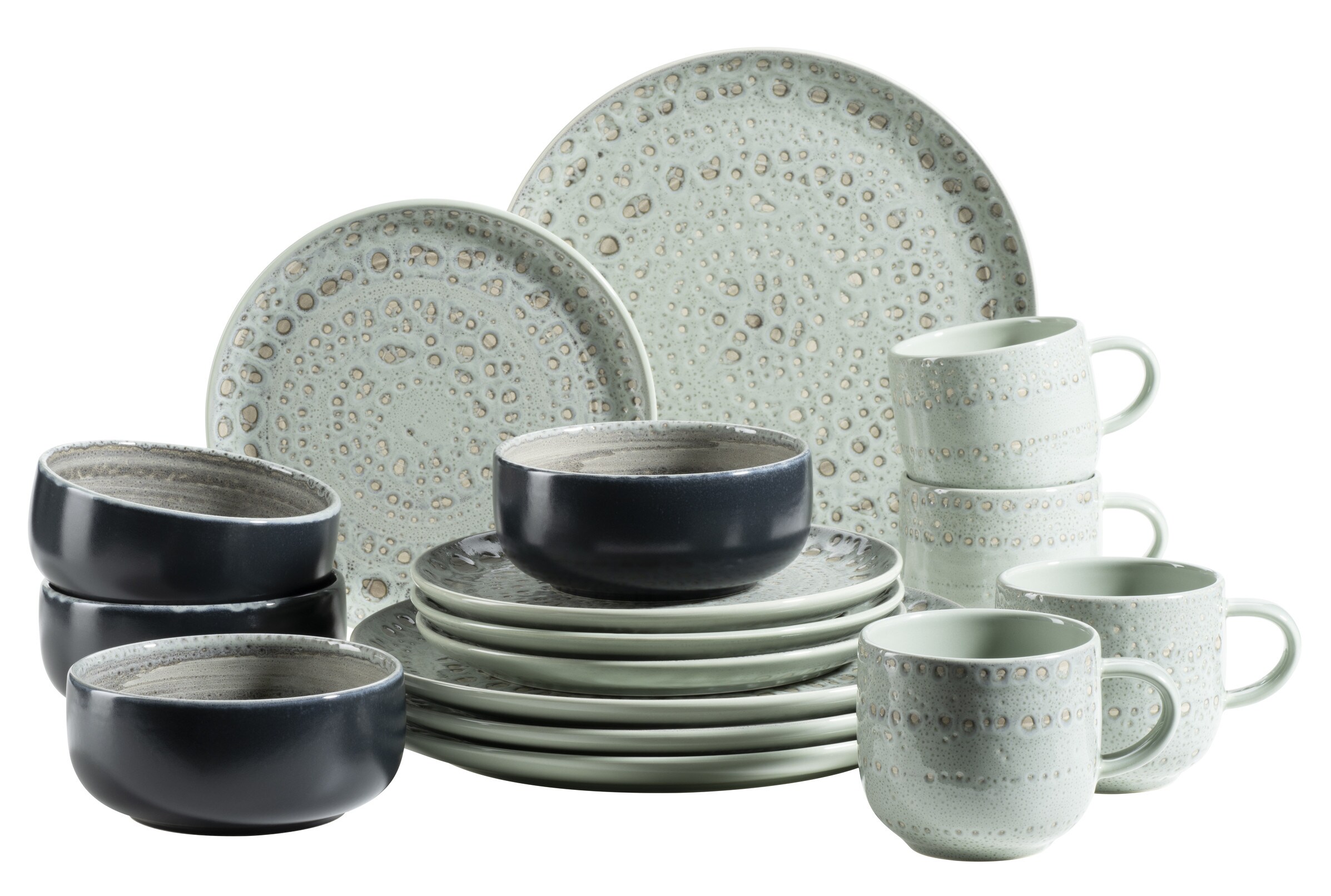 M&auml;ser Geschirr-Set, Steingut Spicy Market - Bild 1