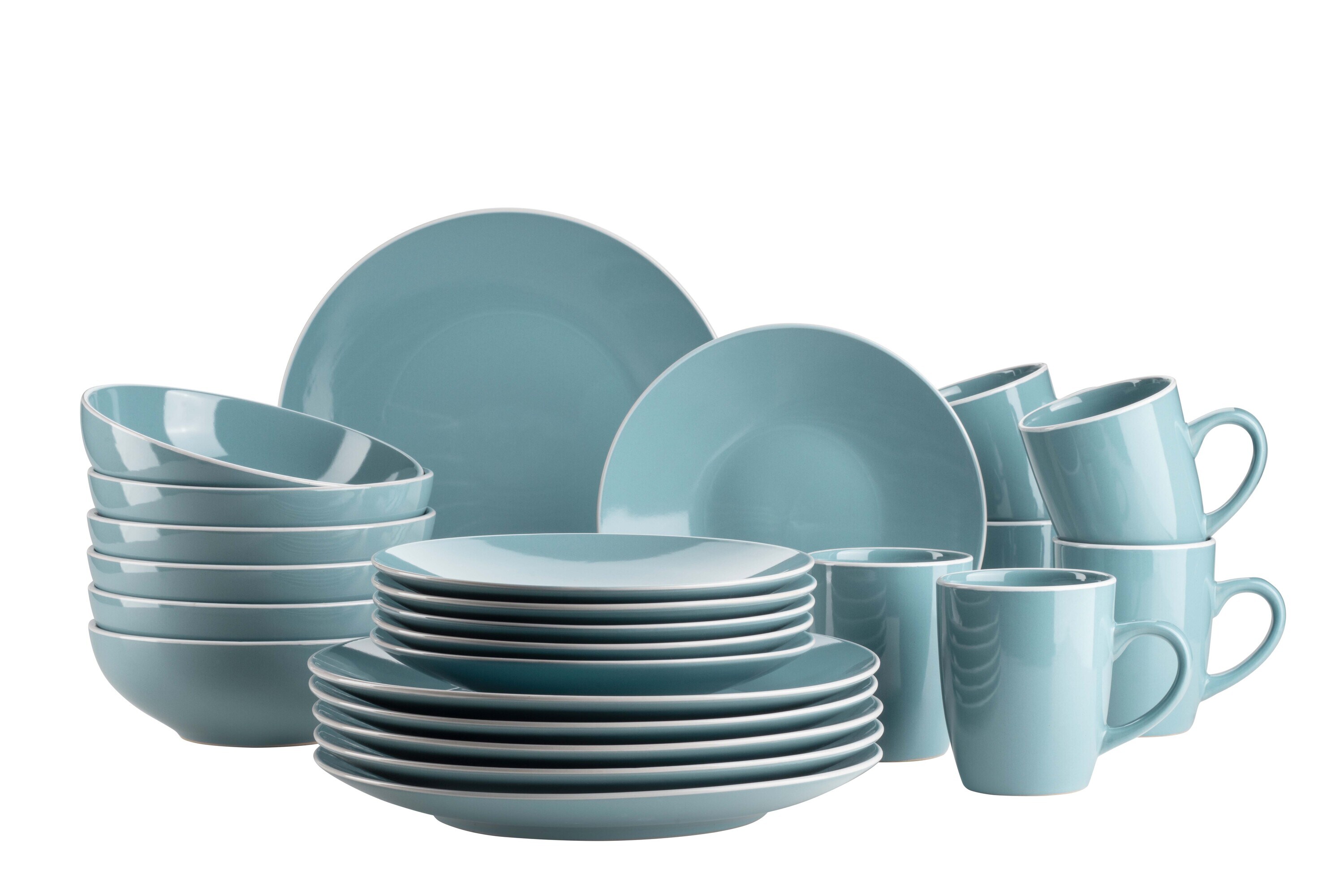 M&auml;ser Geschirr-Set, Steinzeug Elissa - Bild 1