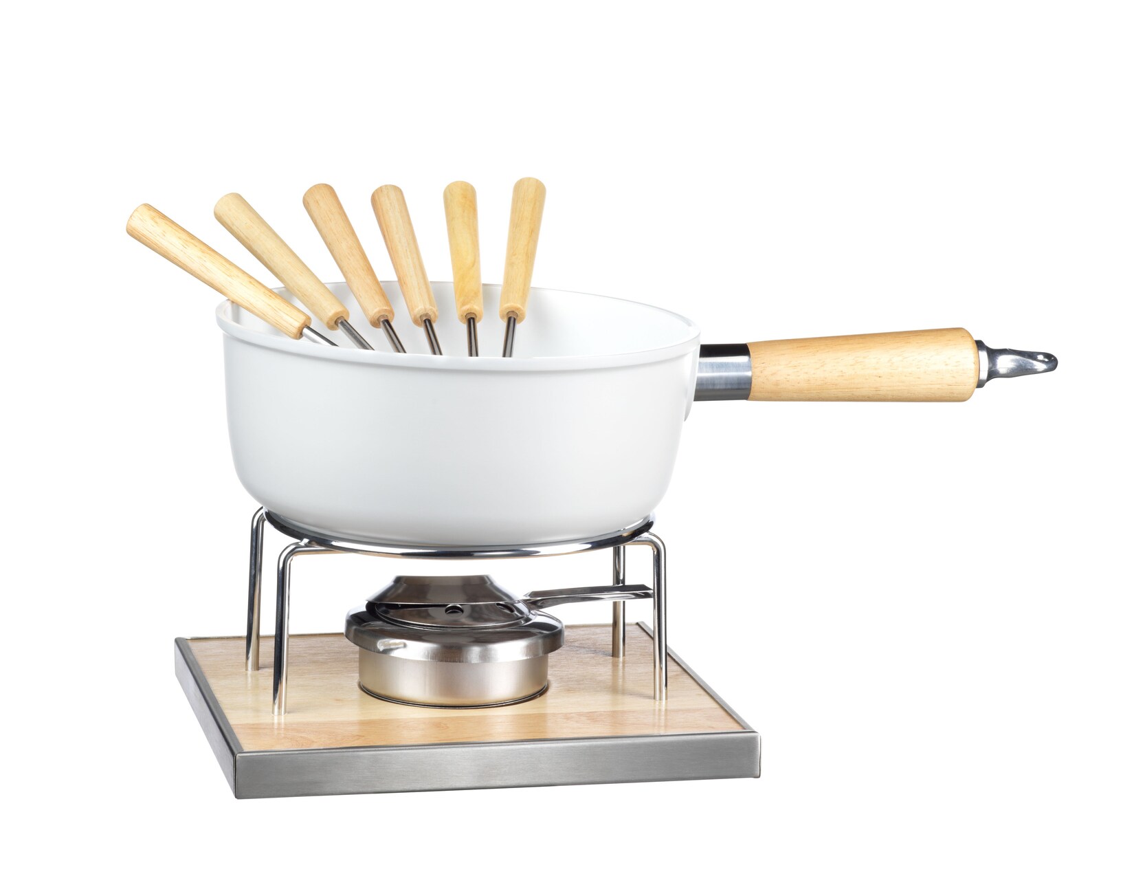 Mäser Käsefondueset Weiß, Braun