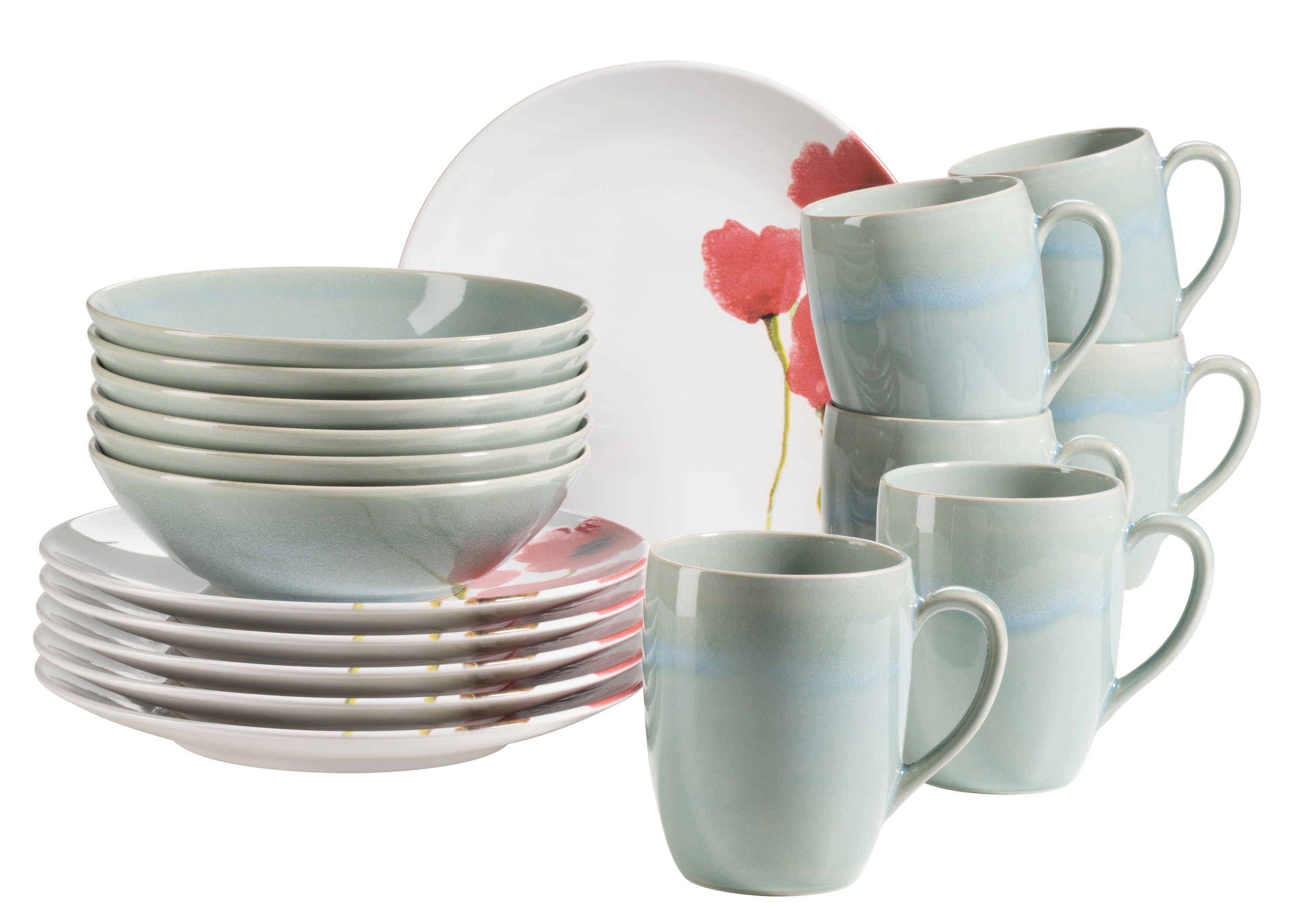 M&auml;ser Fr&uuml;hst&uuml;cksset, Keramik Ossia - Bild 1