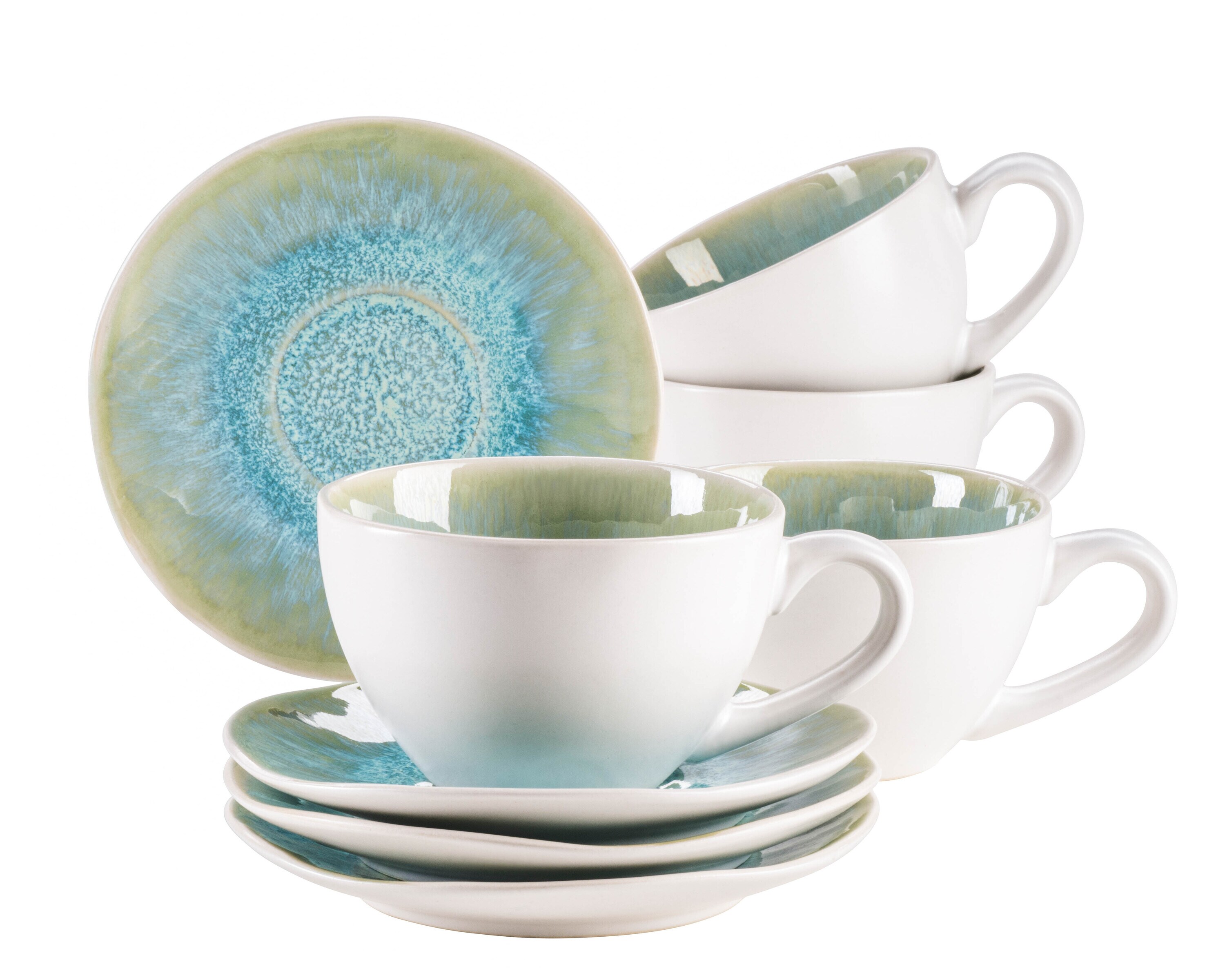 M&auml;ser Tassen-Set, Steinzeug Frozen - Bild 1