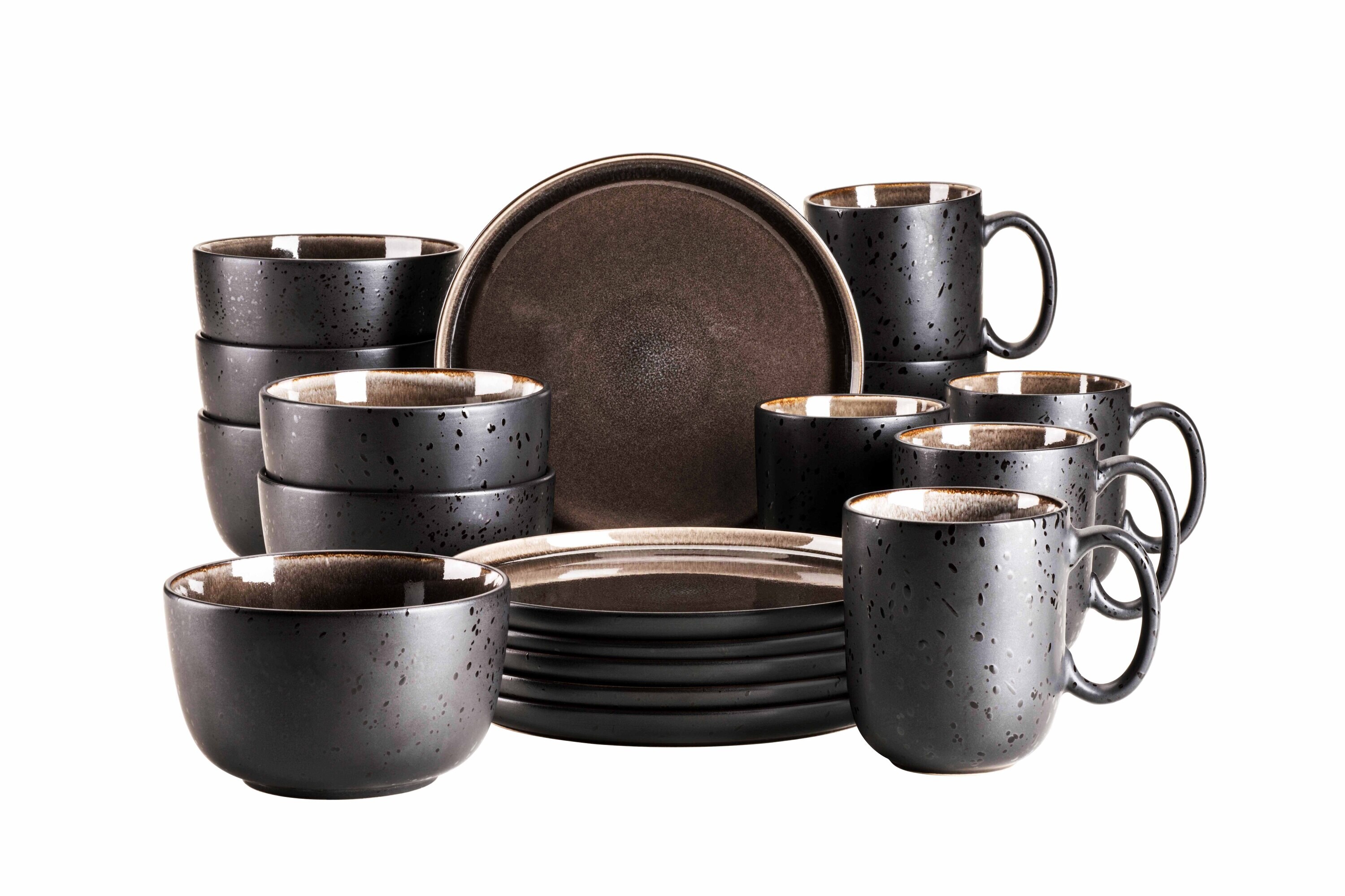 M&auml;ser Fr&uuml;hst&uuml;cksset, Steinzeug NIARA - Bild 1