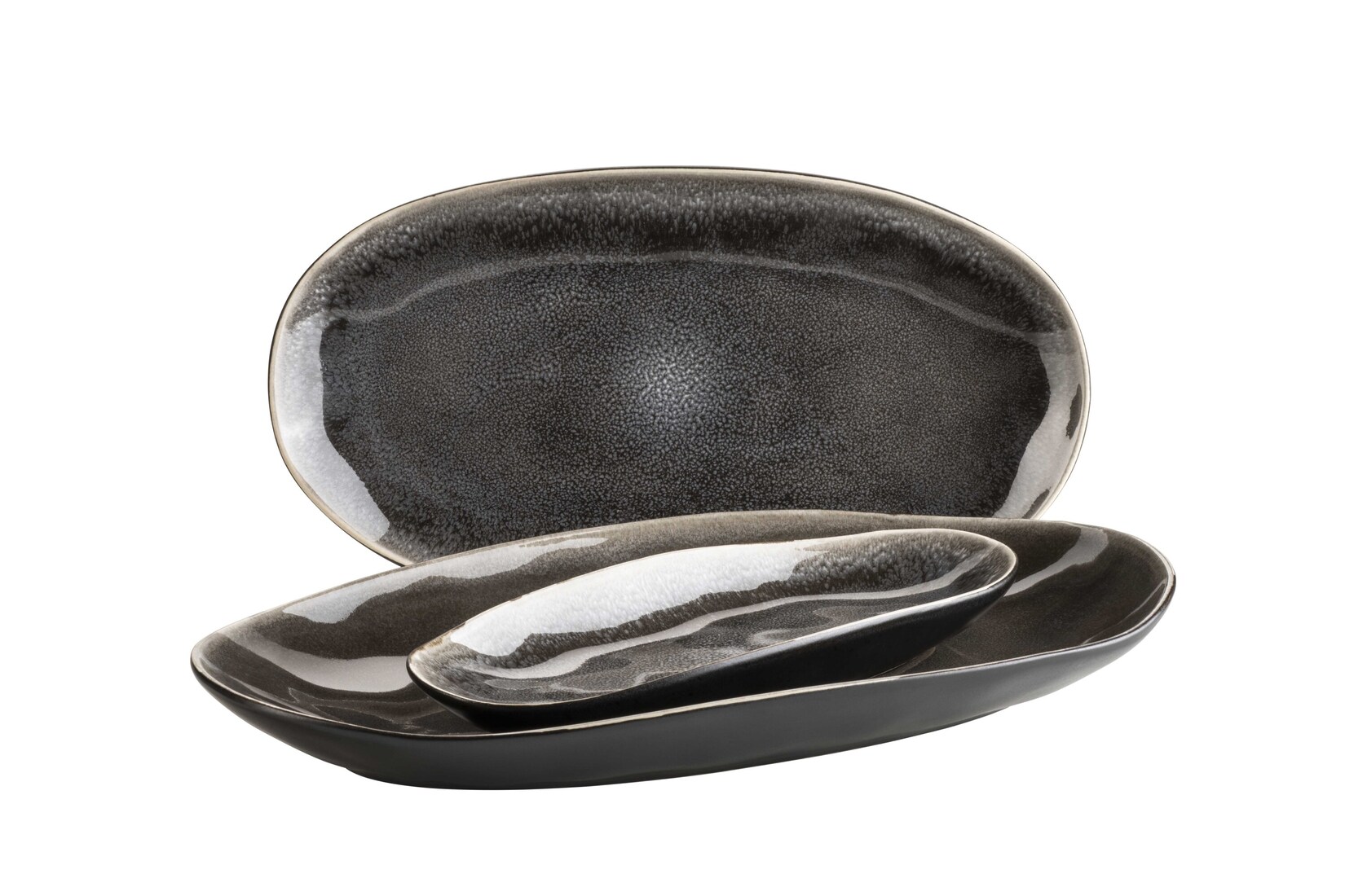 Mäser Plattenset, Keramik Niara Organic Braun / Schwarz