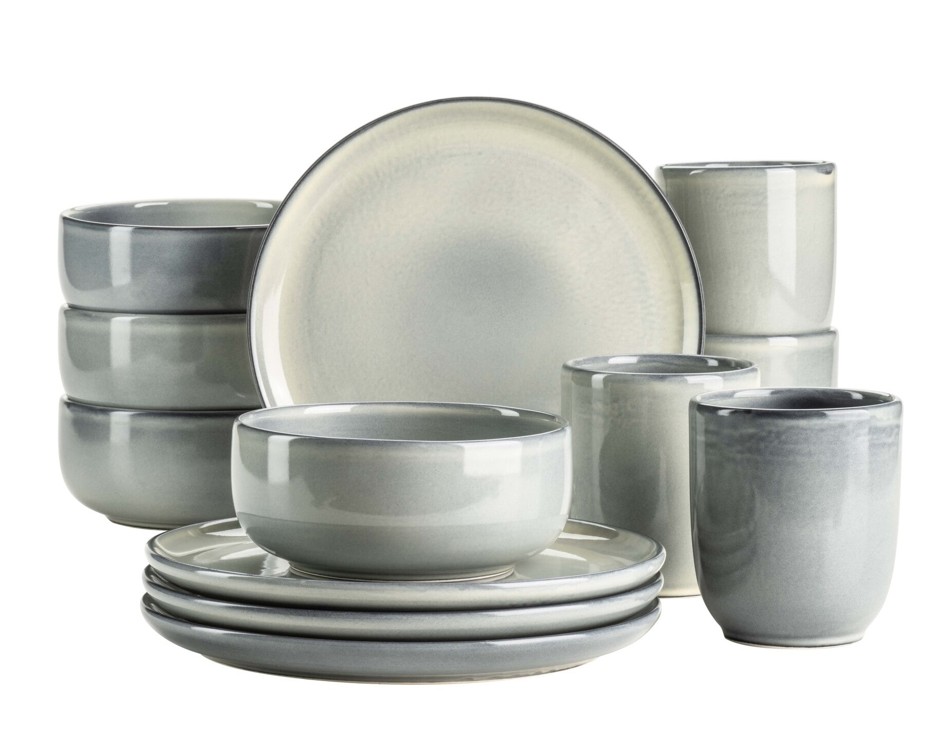 M&auml;ser Fr&uuml;hst&uuml;cksset, Steinzeug Livio - Bild 1