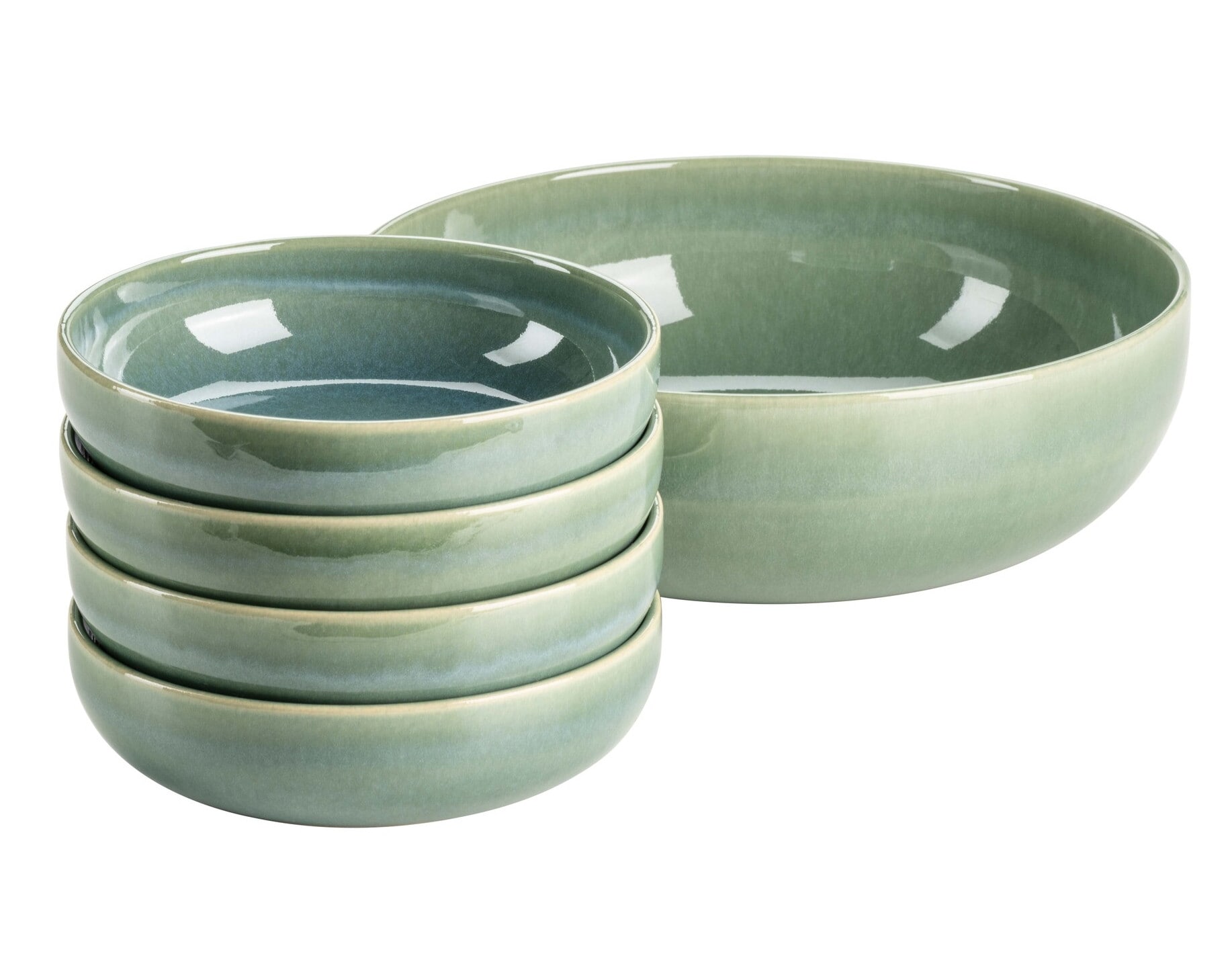 M&auml;ser Salatsch&uuml;sselset, Steinzeug Elina Uno - Bild 1