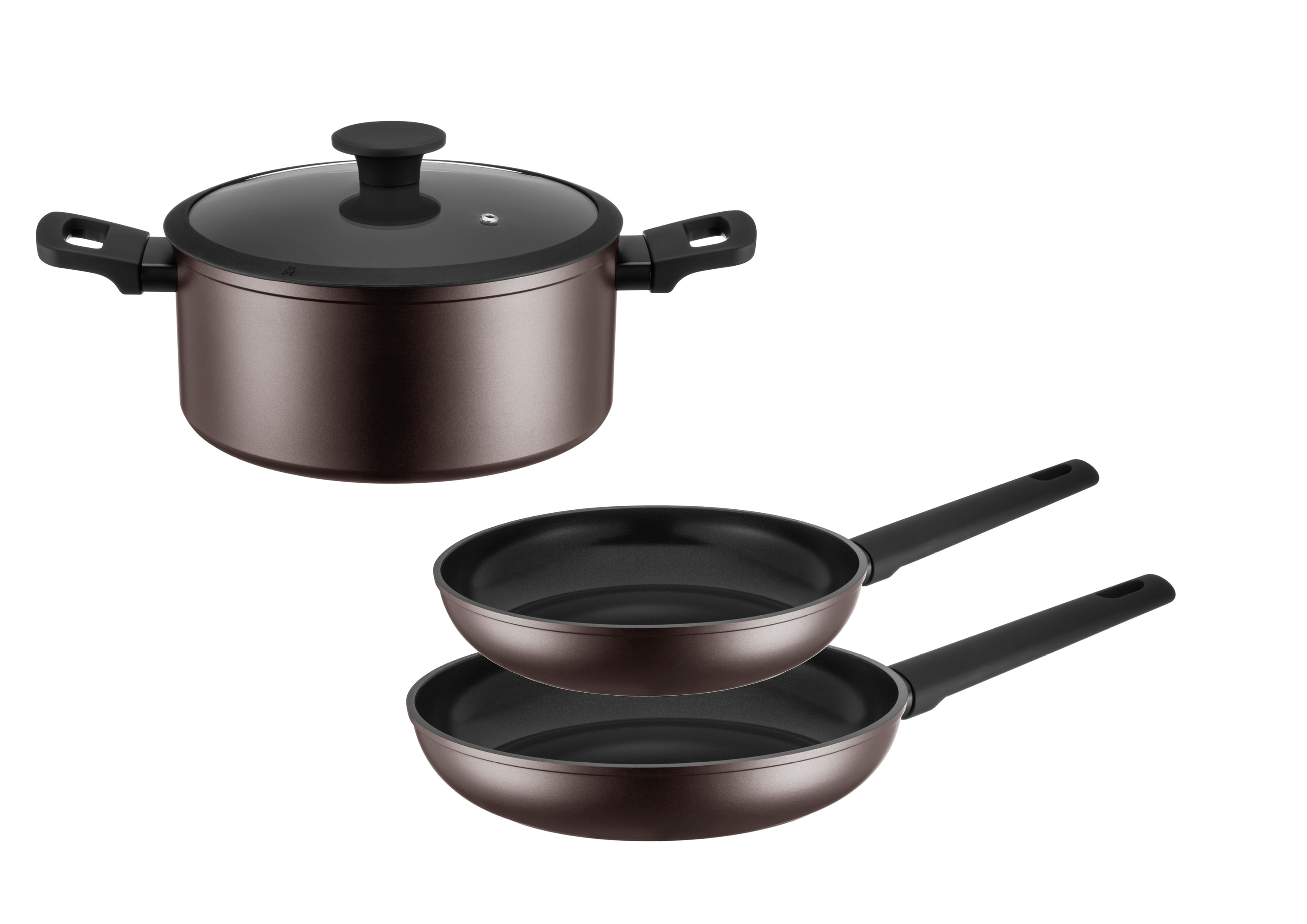 M&auml;ser Kochtopfset, Aluminium Stellara Bronze - Bild 1