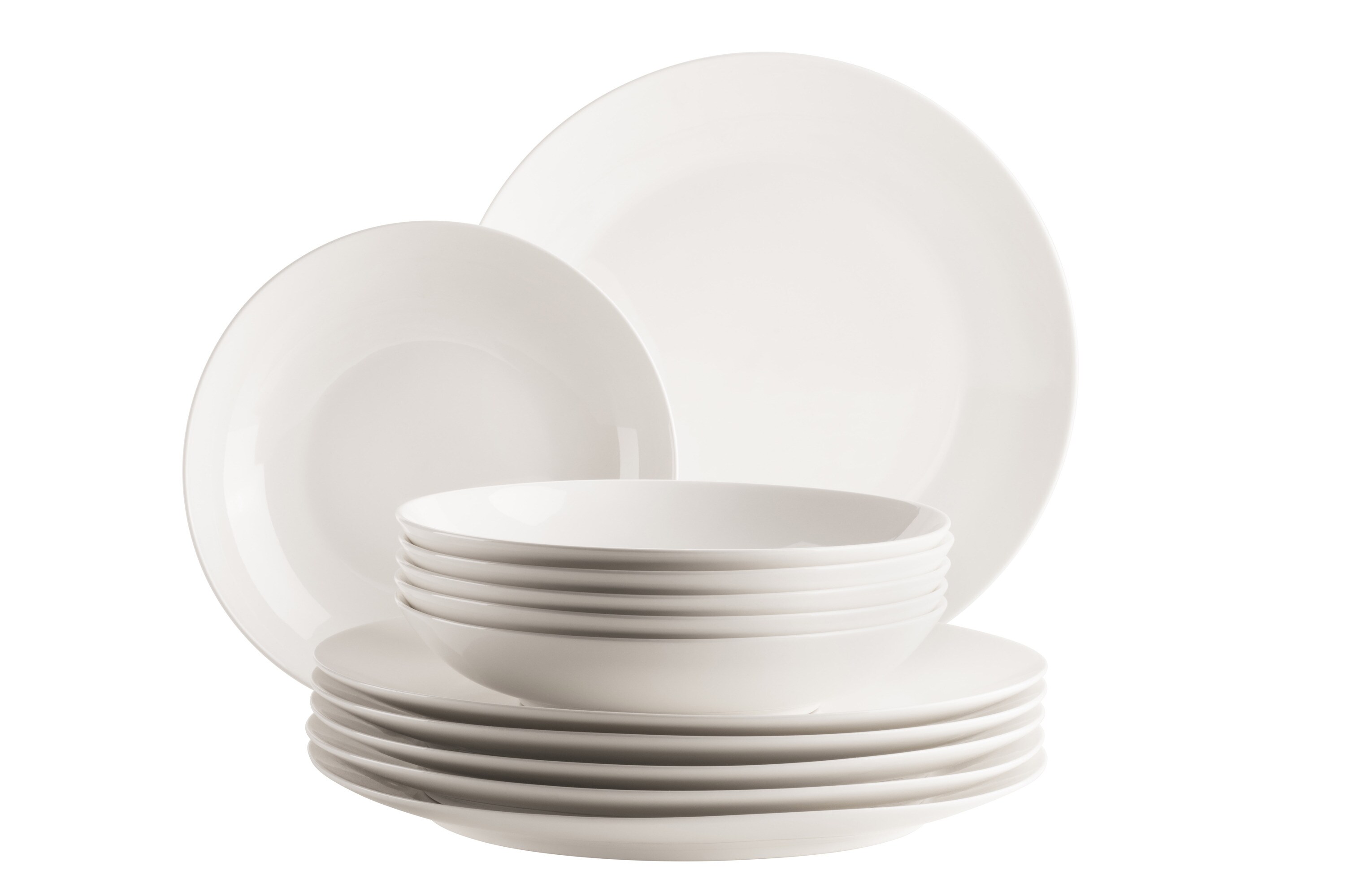 M&auml;ser Tafelservice, Porzellan Belmira Wei&szlig; - Bild 1