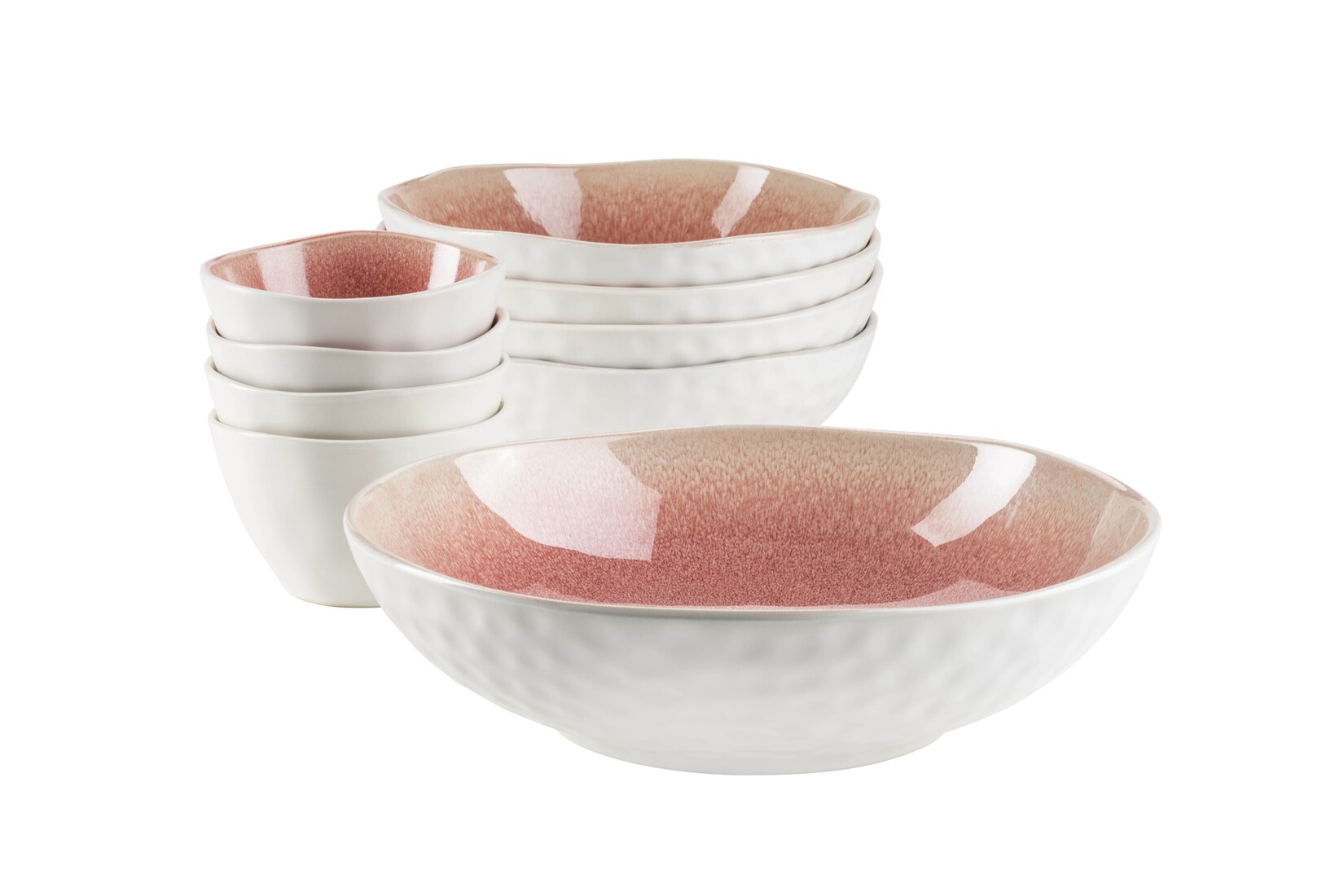 Mäser Salatschüssel-Set, Steinzeug Frozen