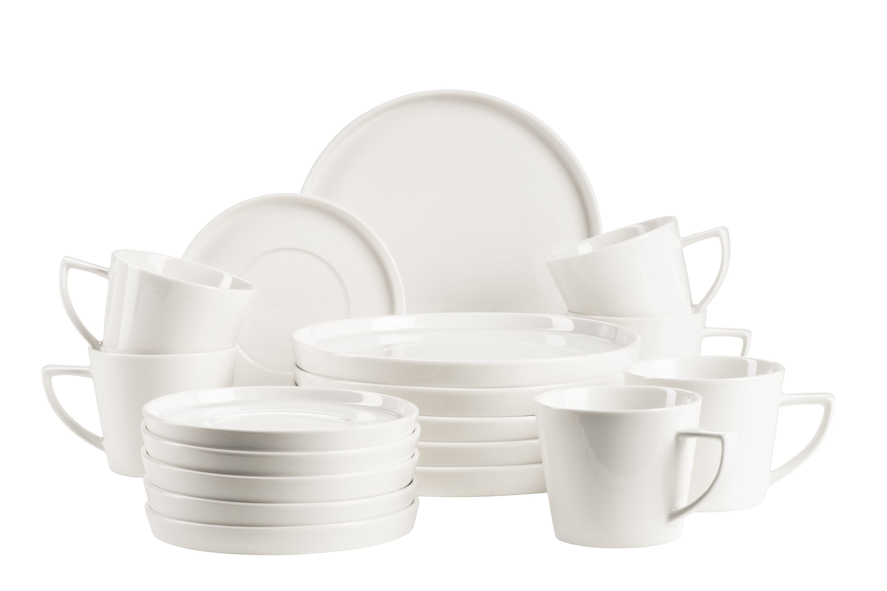 M&auml;ser Kaffeeservice, Porzellan Sita Wei&szlig; - Bild 1