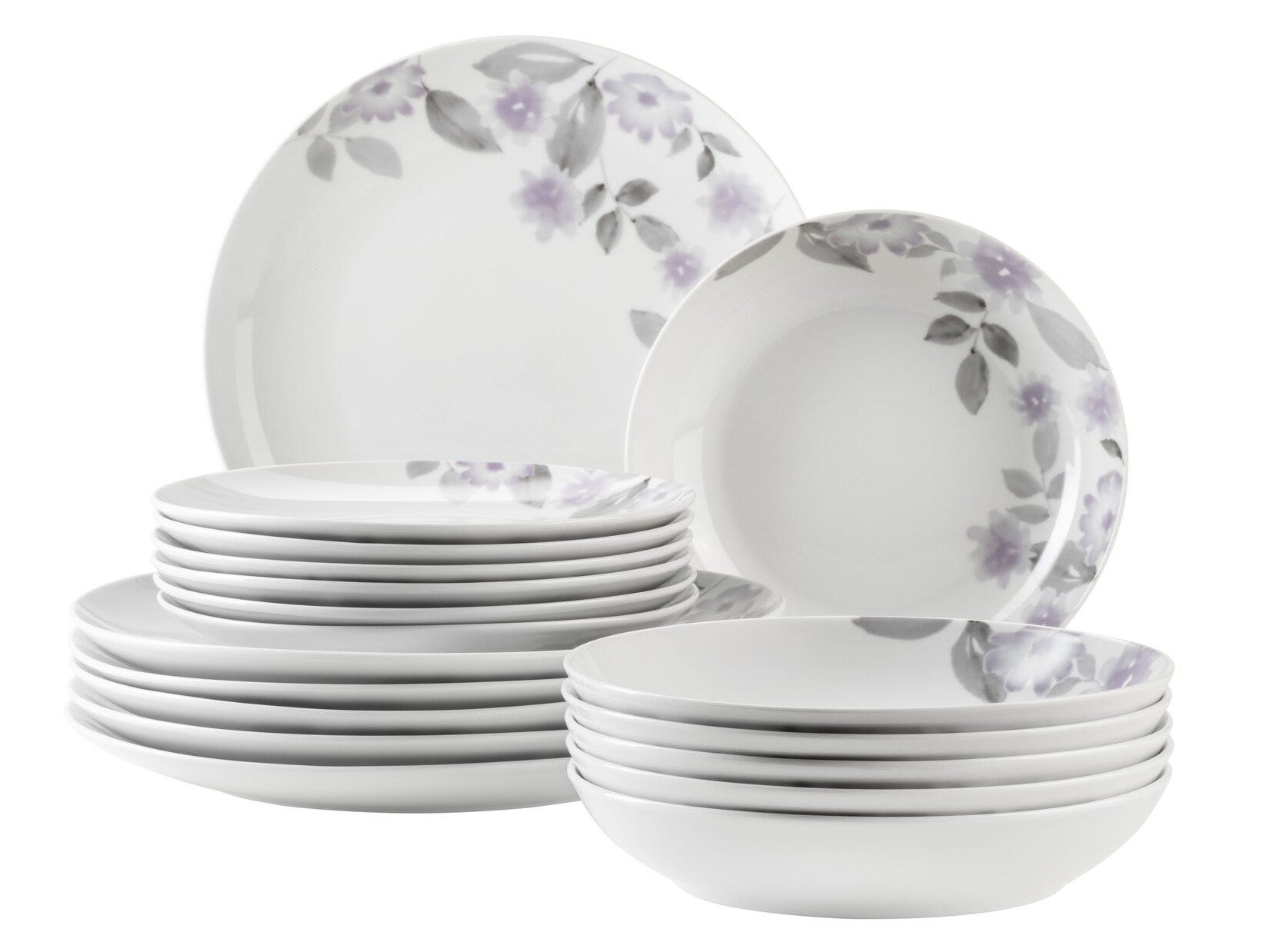 Mäser Tellerset, Porzellan Sono Weiß | 09010933058475