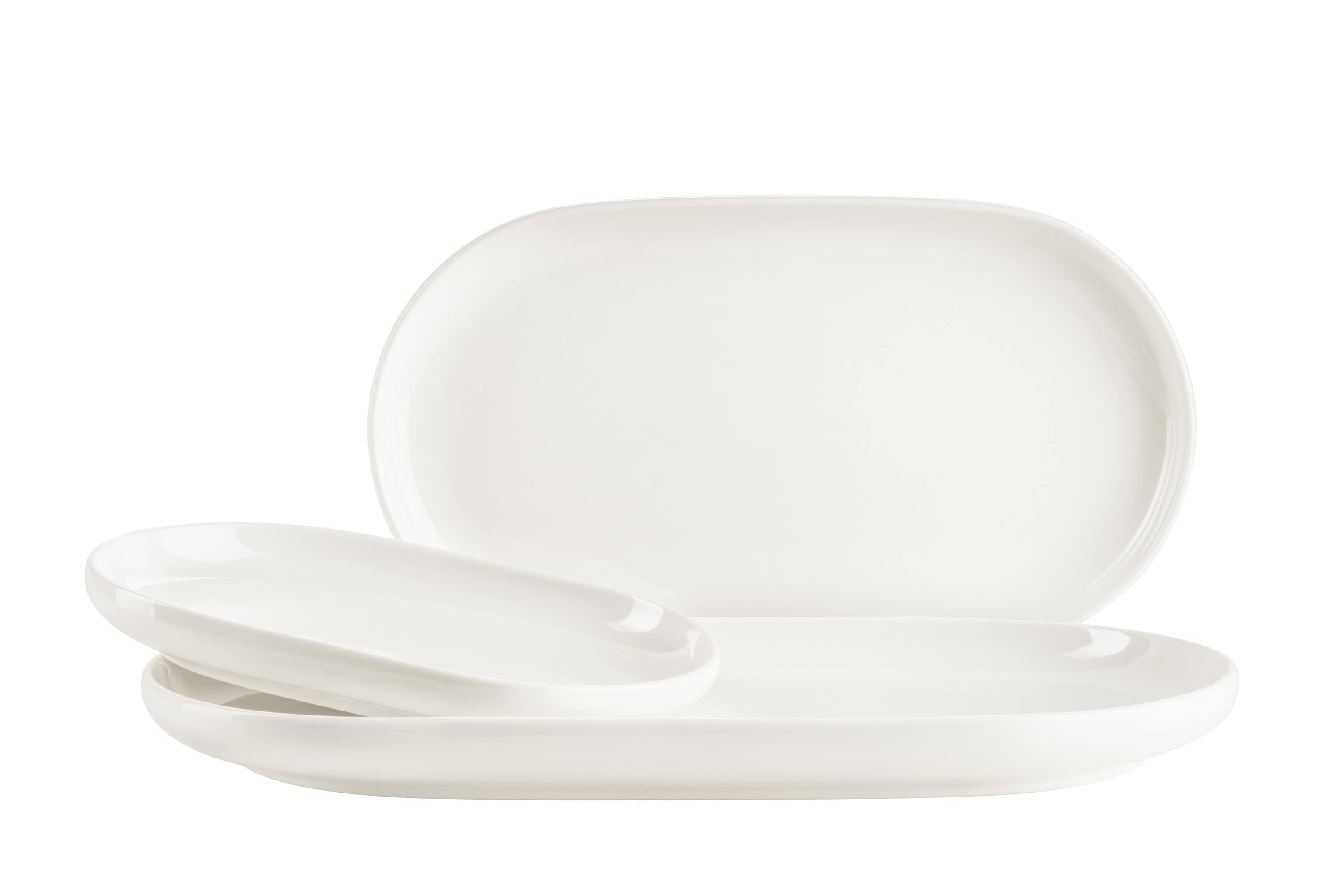 M&auml;ser Plattenset, Porzellan Taya Wei&szlig; - Bild 1