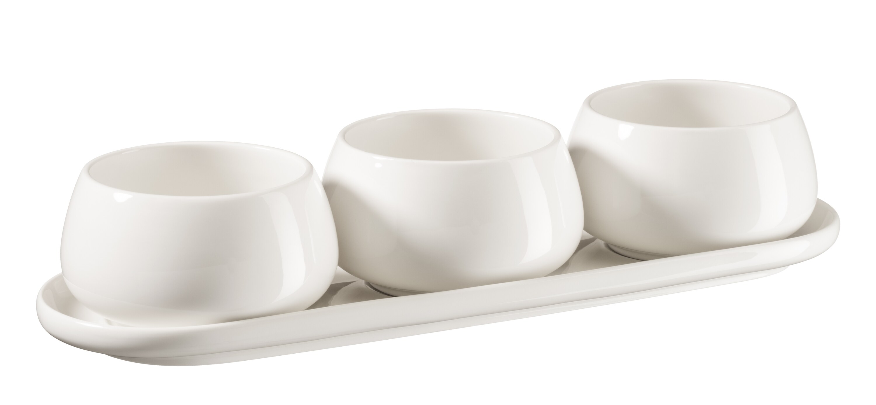 M&auml;ser Snackingset, Porzellan Taya Wei&szlig; - Bild 1