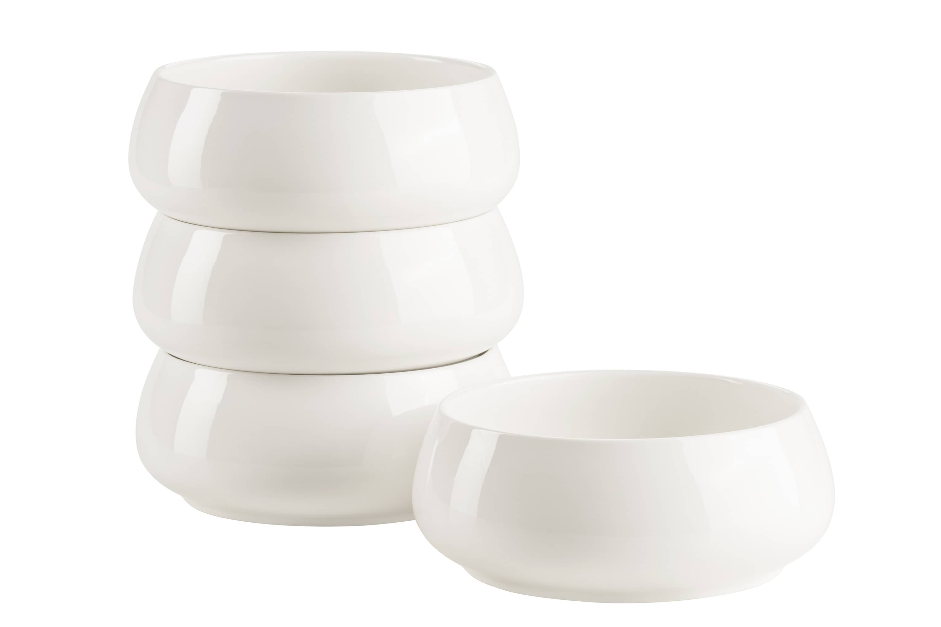 M&auml;ser Sch&uuml;sselset, Porzellan Taya Wei&szlig; - Bild 1