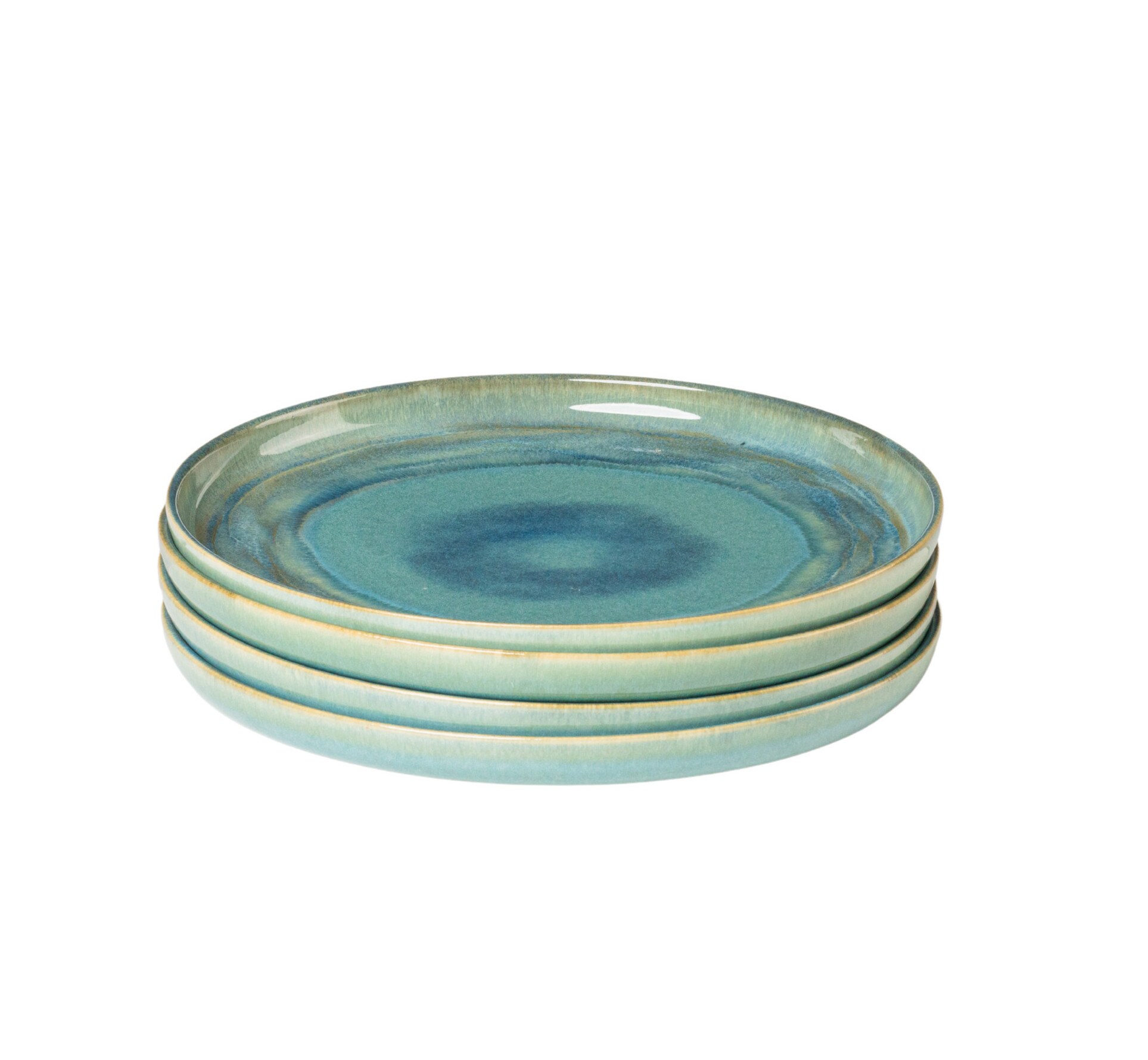 Gipfelst&uuml;ck Speiseteller-Set, Steinzeug TIEFER SEE - Bild 1