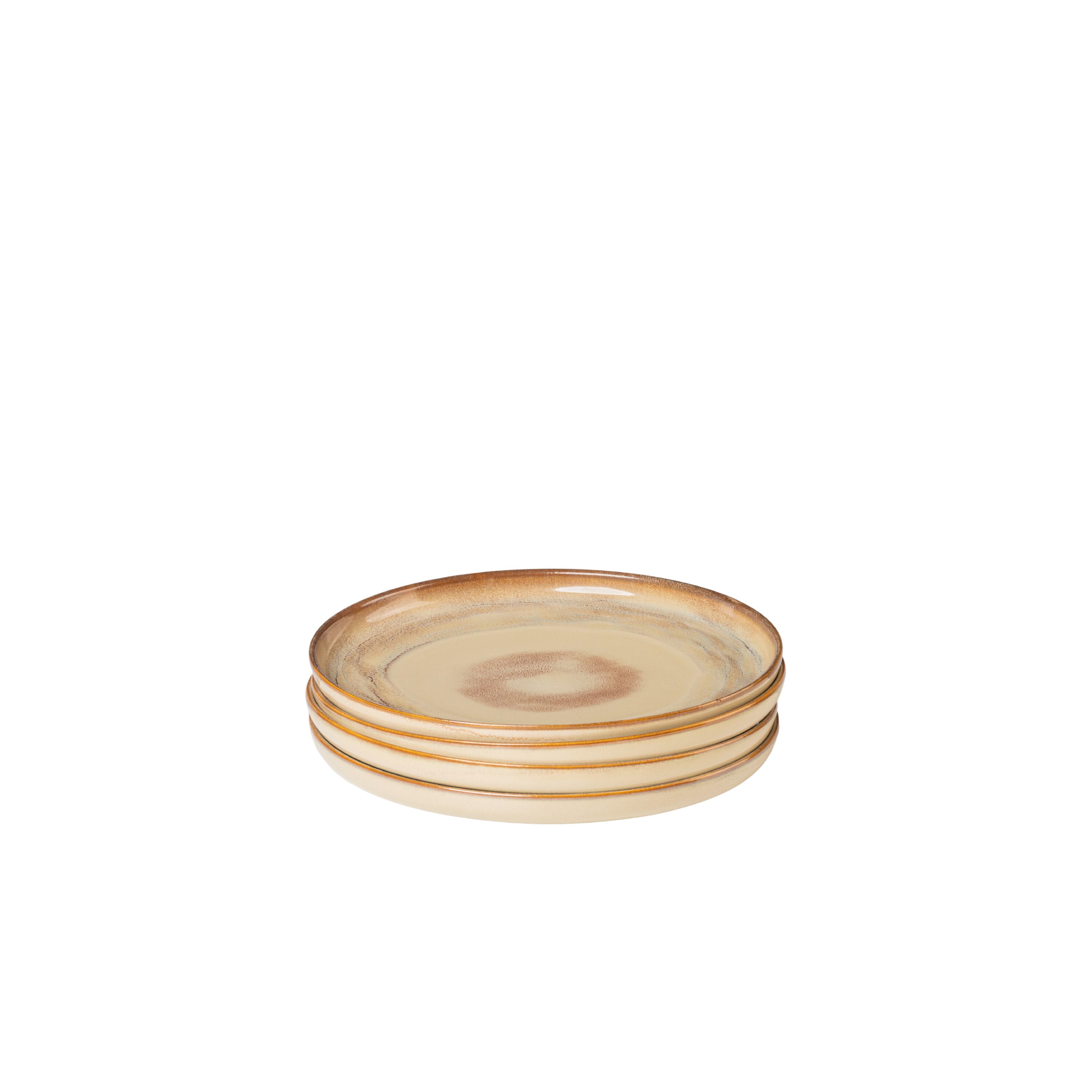 Gipfelst&uuml;ck Speiseteller-Set, Steinzeug Nebelwald Beige - Bild 1