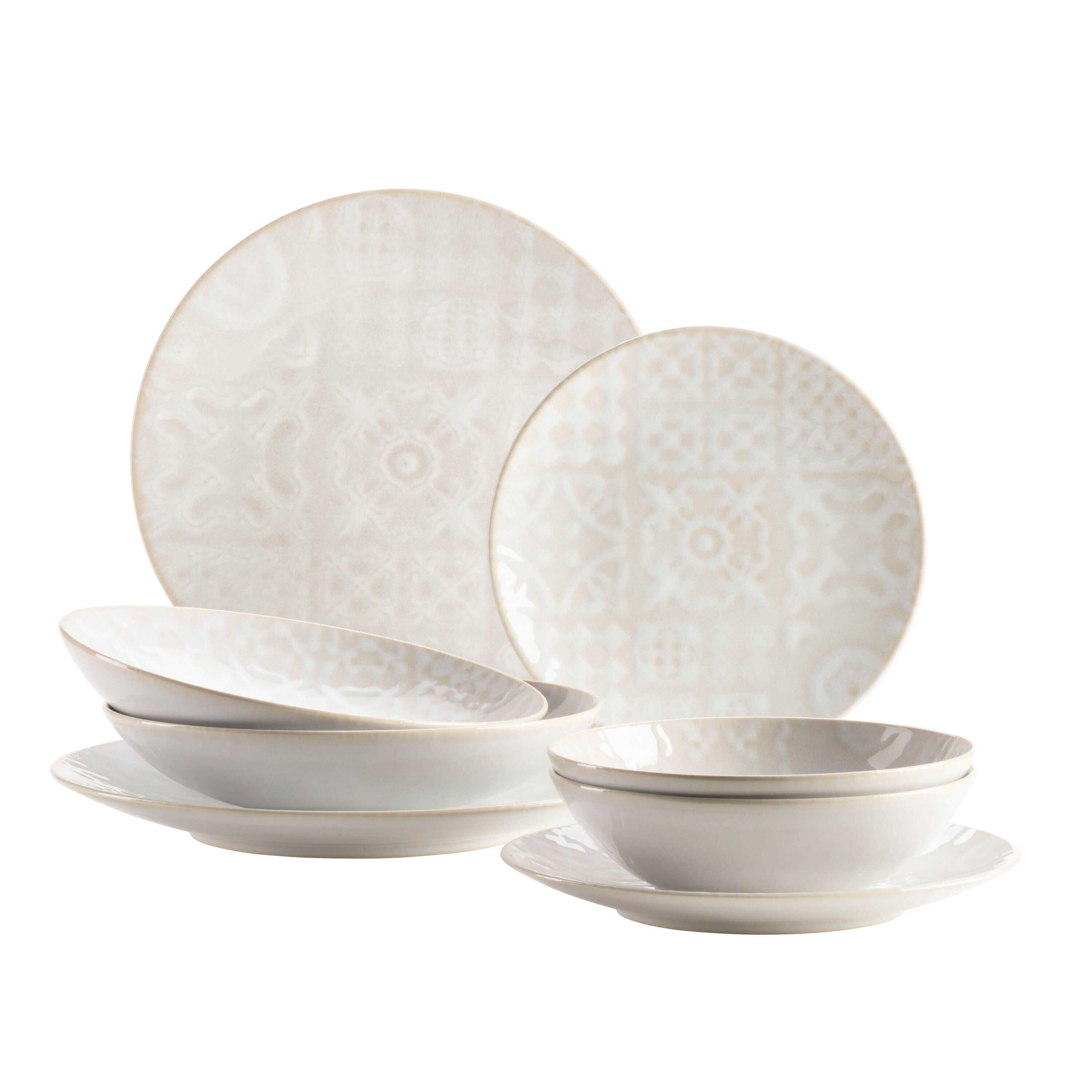 M&auml;ser Kombiservice, Steinzeug Trad. Tiles - Bild 1