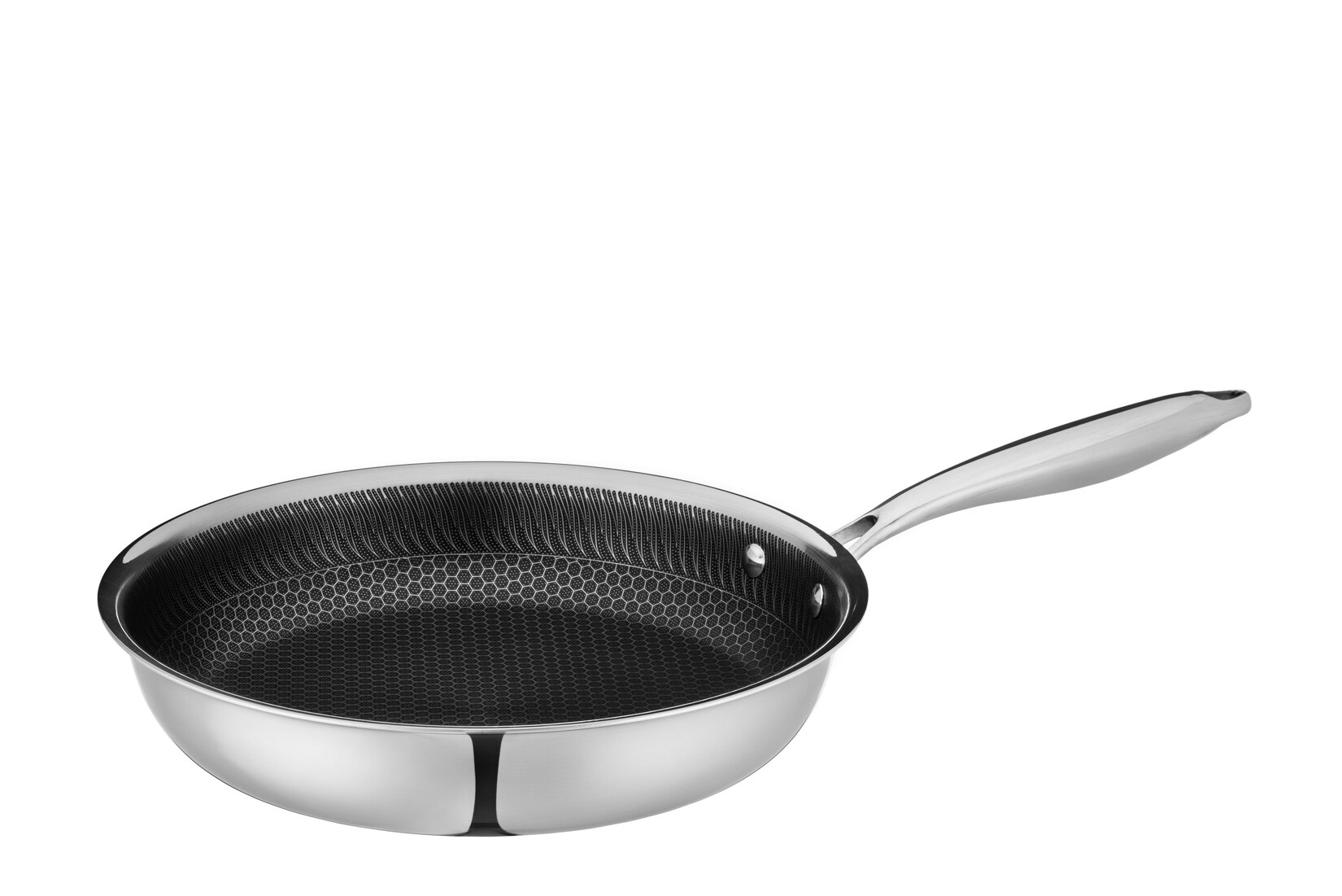 Mäser Bratpfanne, Edelstahl Hestia Schwarz / Silber
