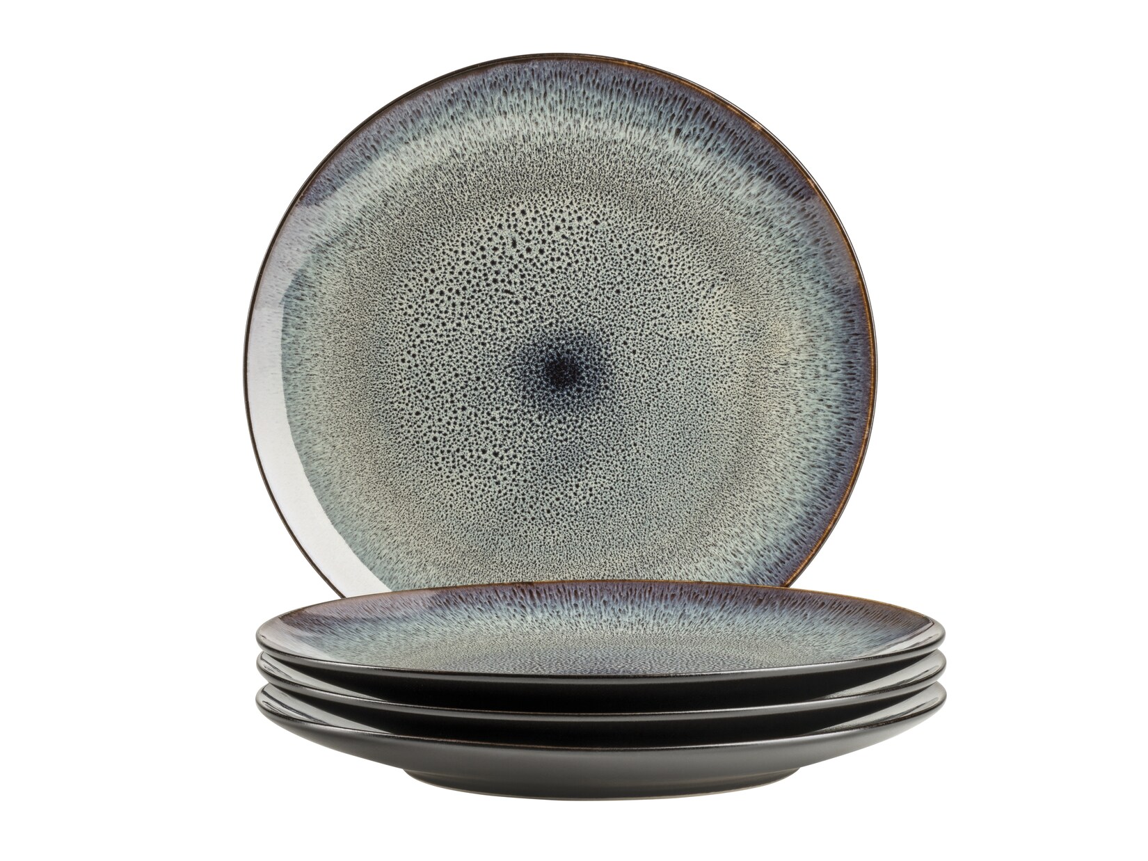 Mäser Teller-Set, Steinzeug Teona Blau, Braun, Grün, Schwarz | 09001794951104