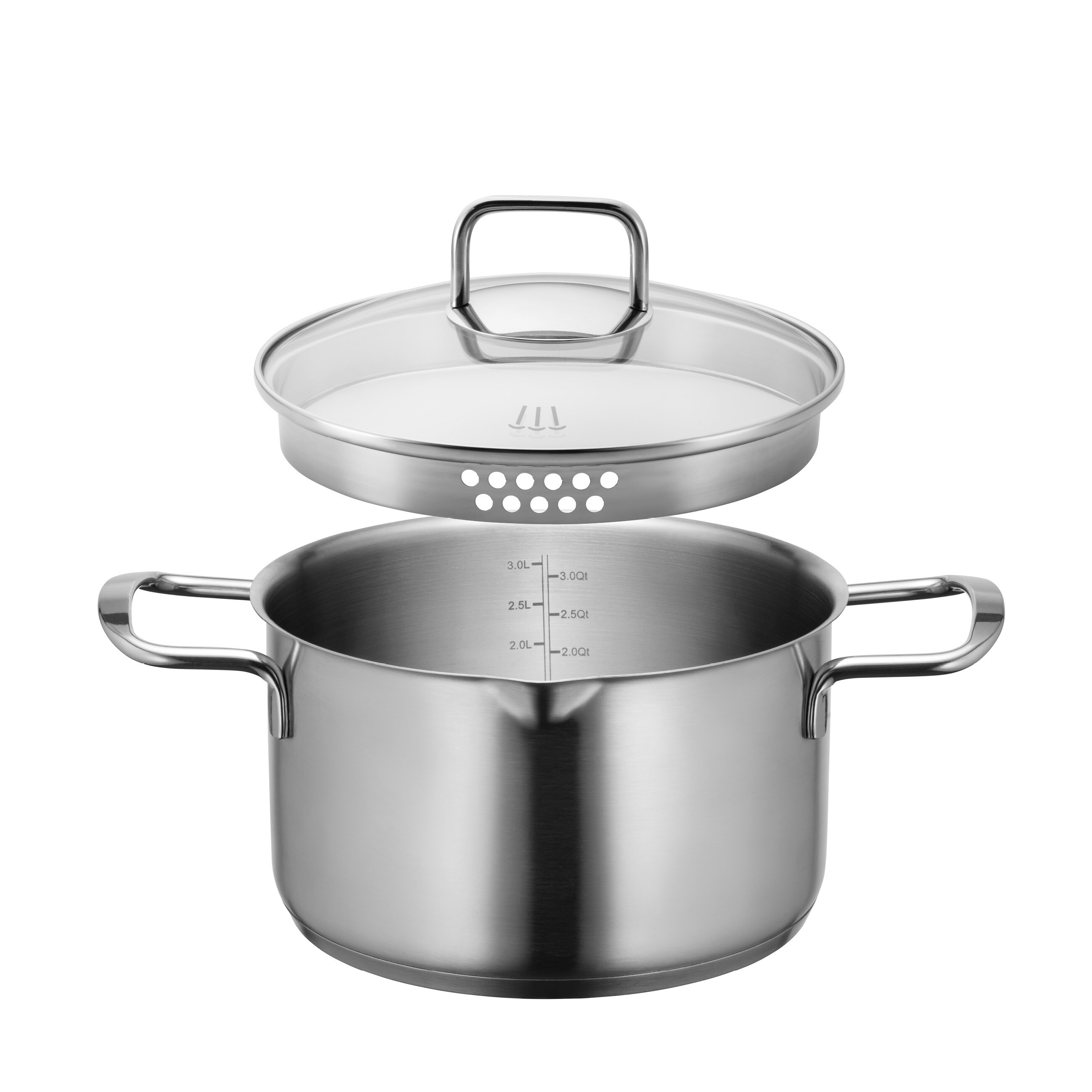 M&auml;ser Kochtopf, Edelstahl Sanvito Silber - Bild 1