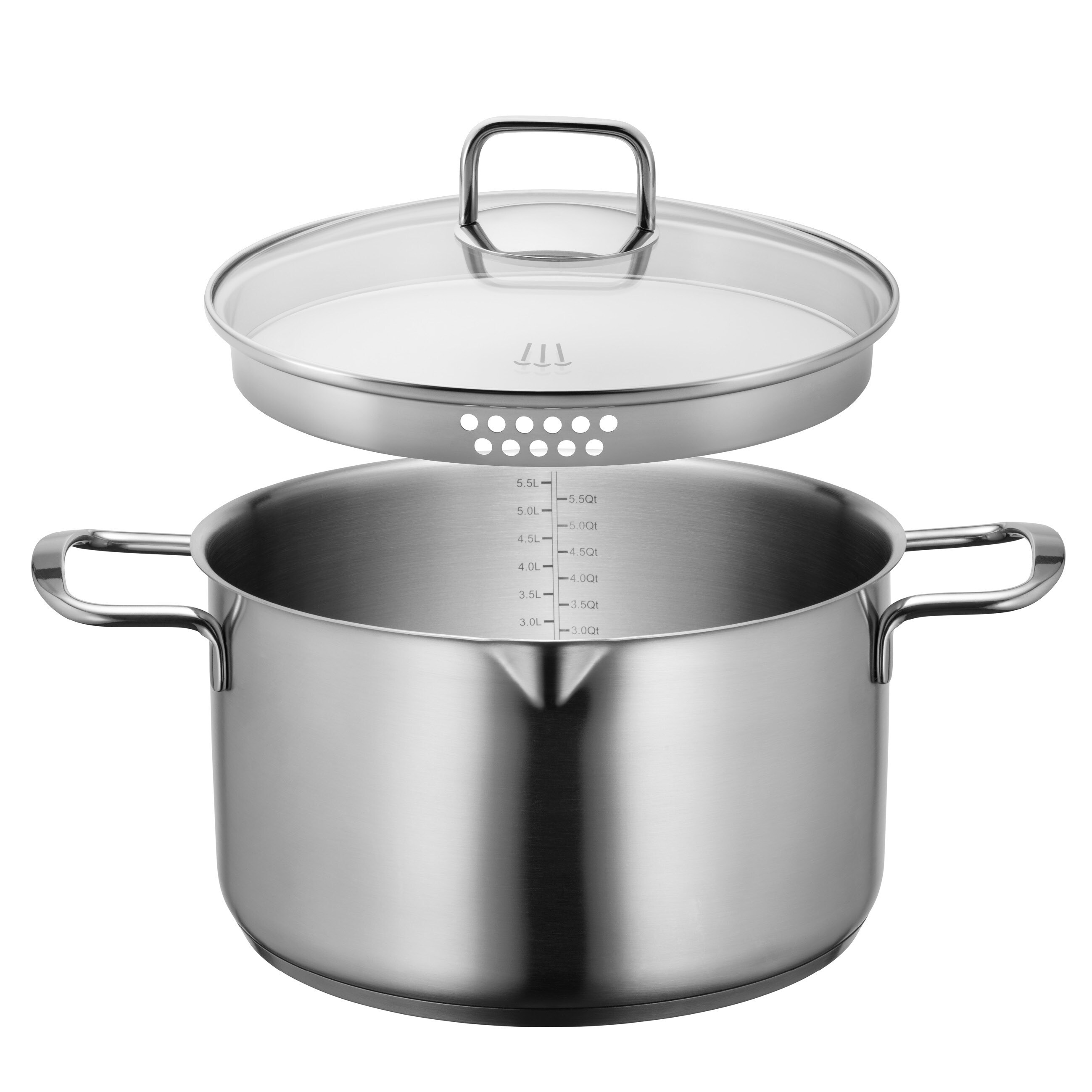 M&auml;ser Kochtopf, Edelstahl Sanvito Silber - Bild 1