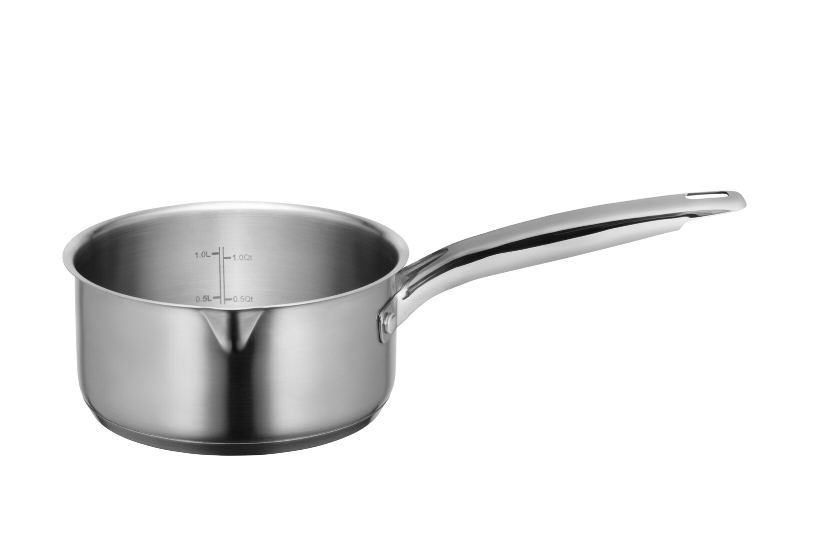 Mäser Stielkasserolle, Edelstahl Sanvito Silber | 09001794928076