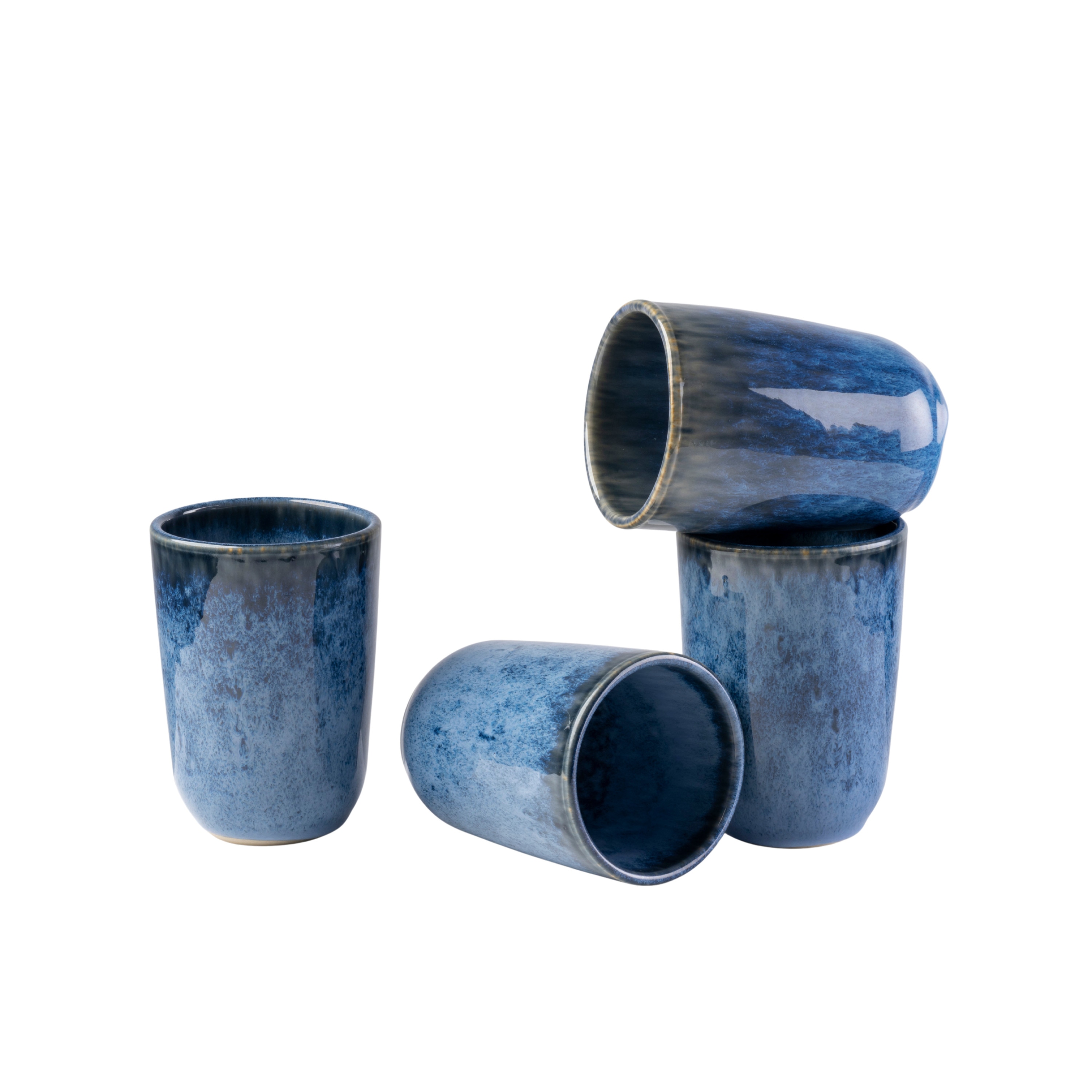 Gipfelst&uuml;ck Kaffeebecher-Set, Steinzeug Wilde Schlucht Blau - Bild 1