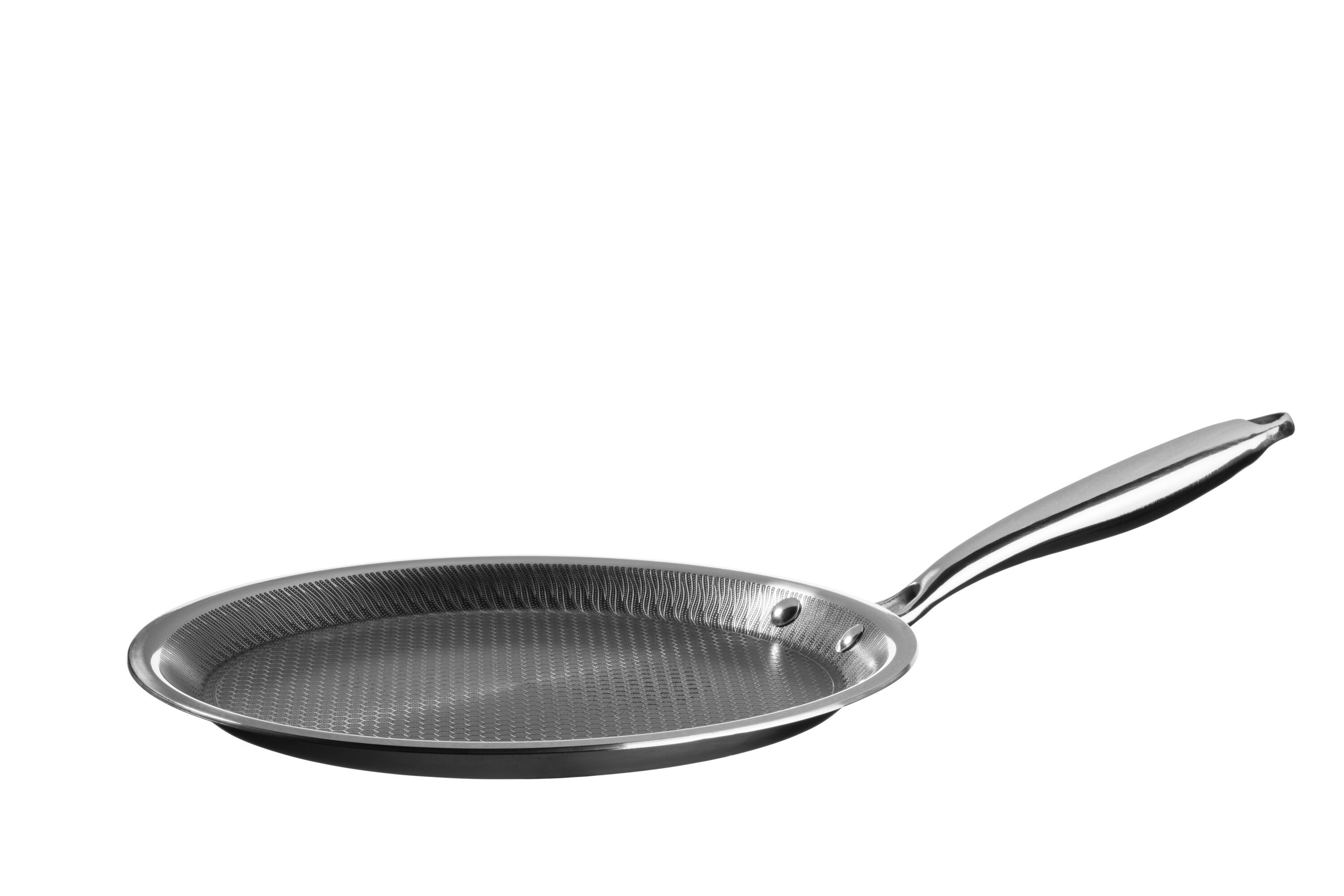 M&auml;ser Palatschinkenpfanne, Edelstahl Hestia Schwarz / Silber - Bild 1