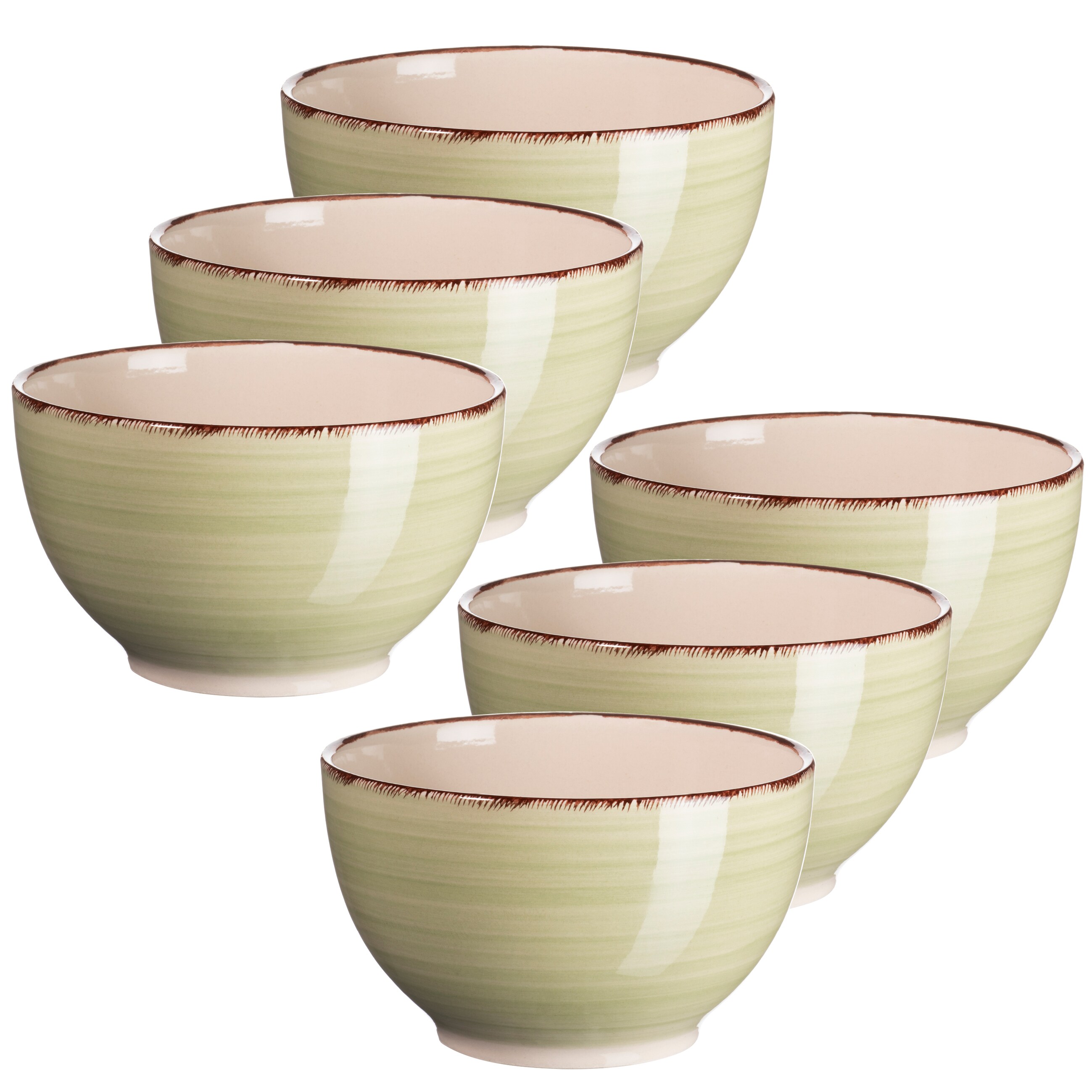 M&auml;ser M&uuml;slischalen-Set, Steingut LUMACA - Bild 1