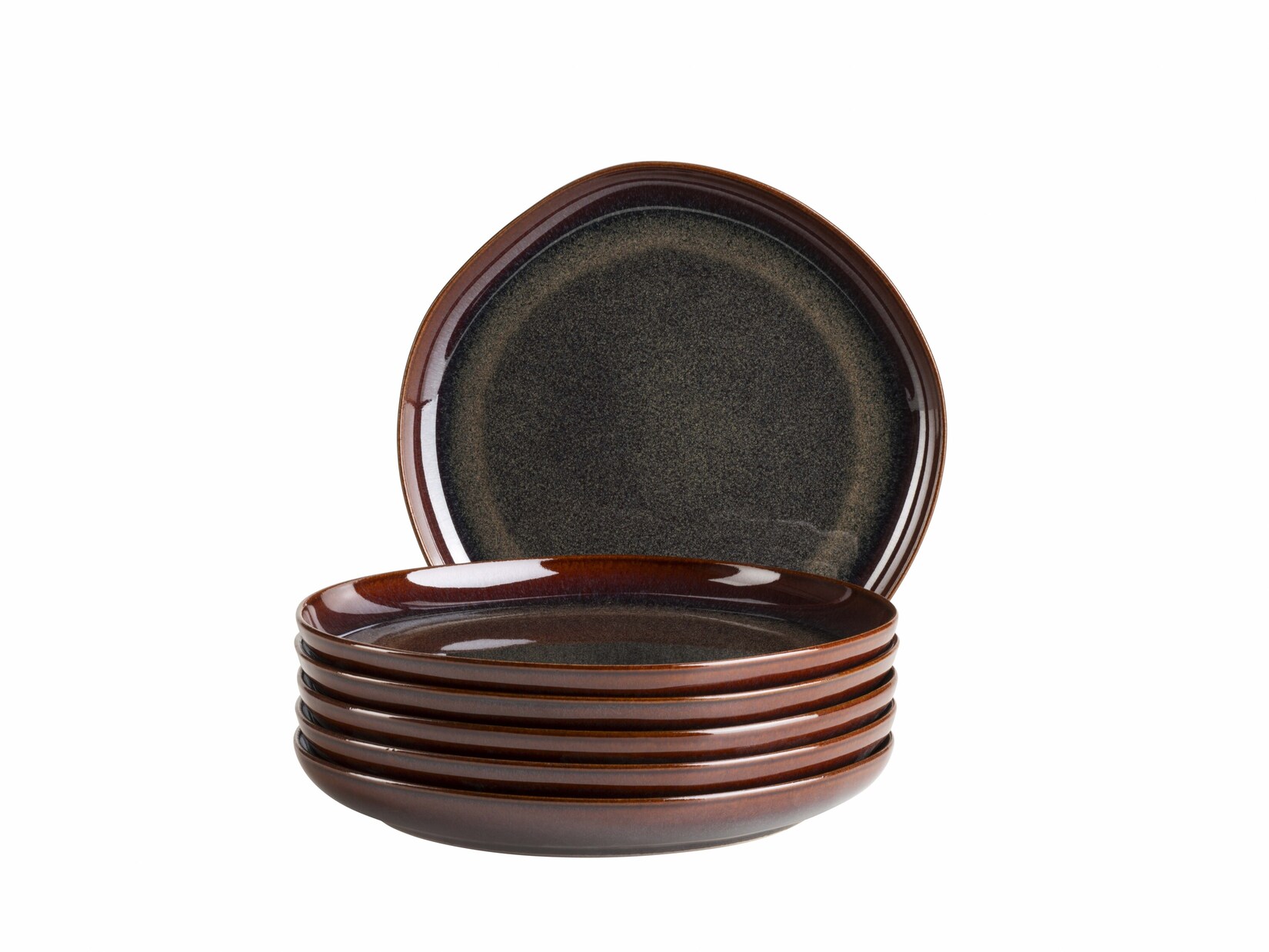 Mäser Dessertteller Set, Steinzeug Cordelia