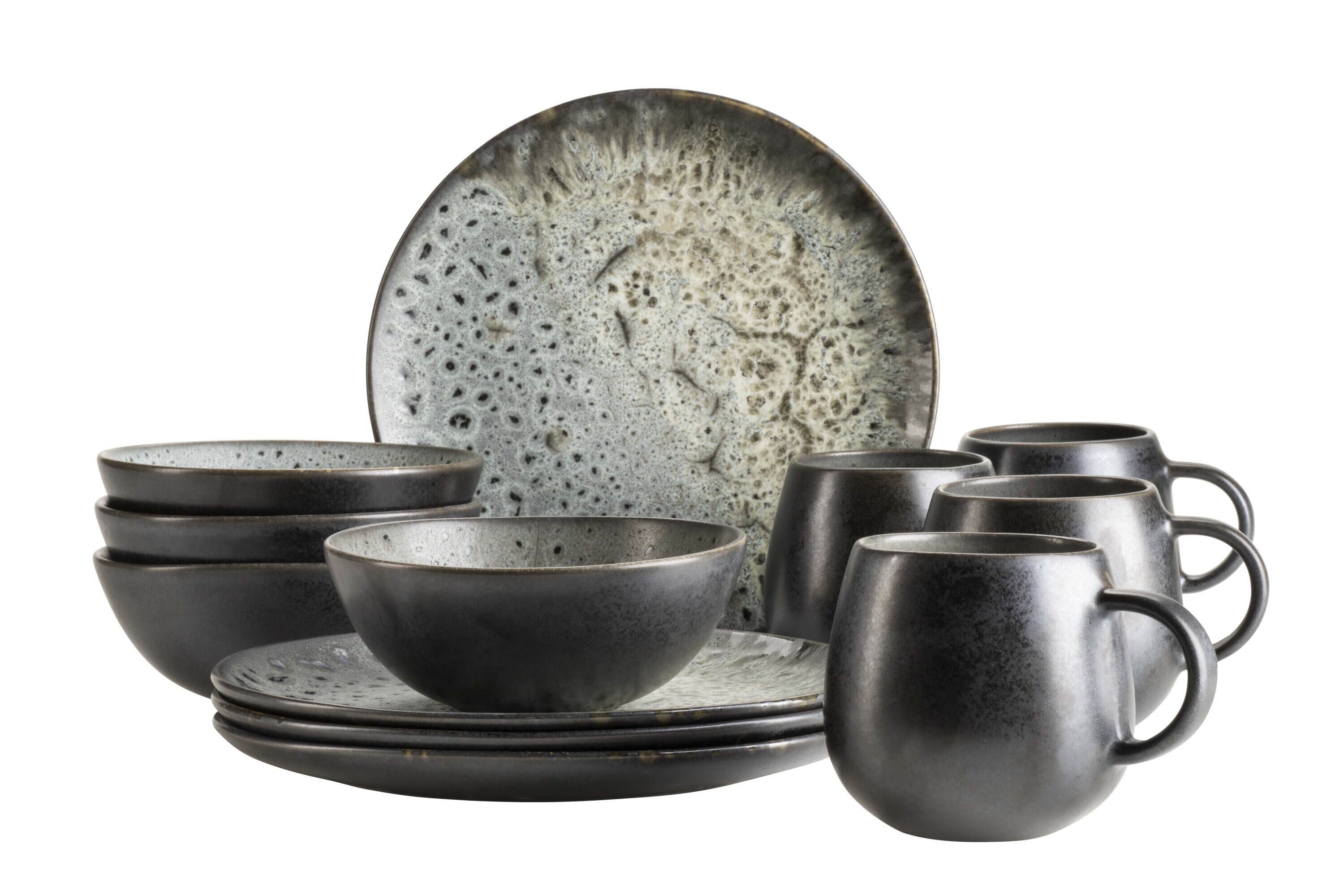 M&auml;ser Fr&uuml;hst&uuml;cks Set, Steinzeug Carellia - Bild 1