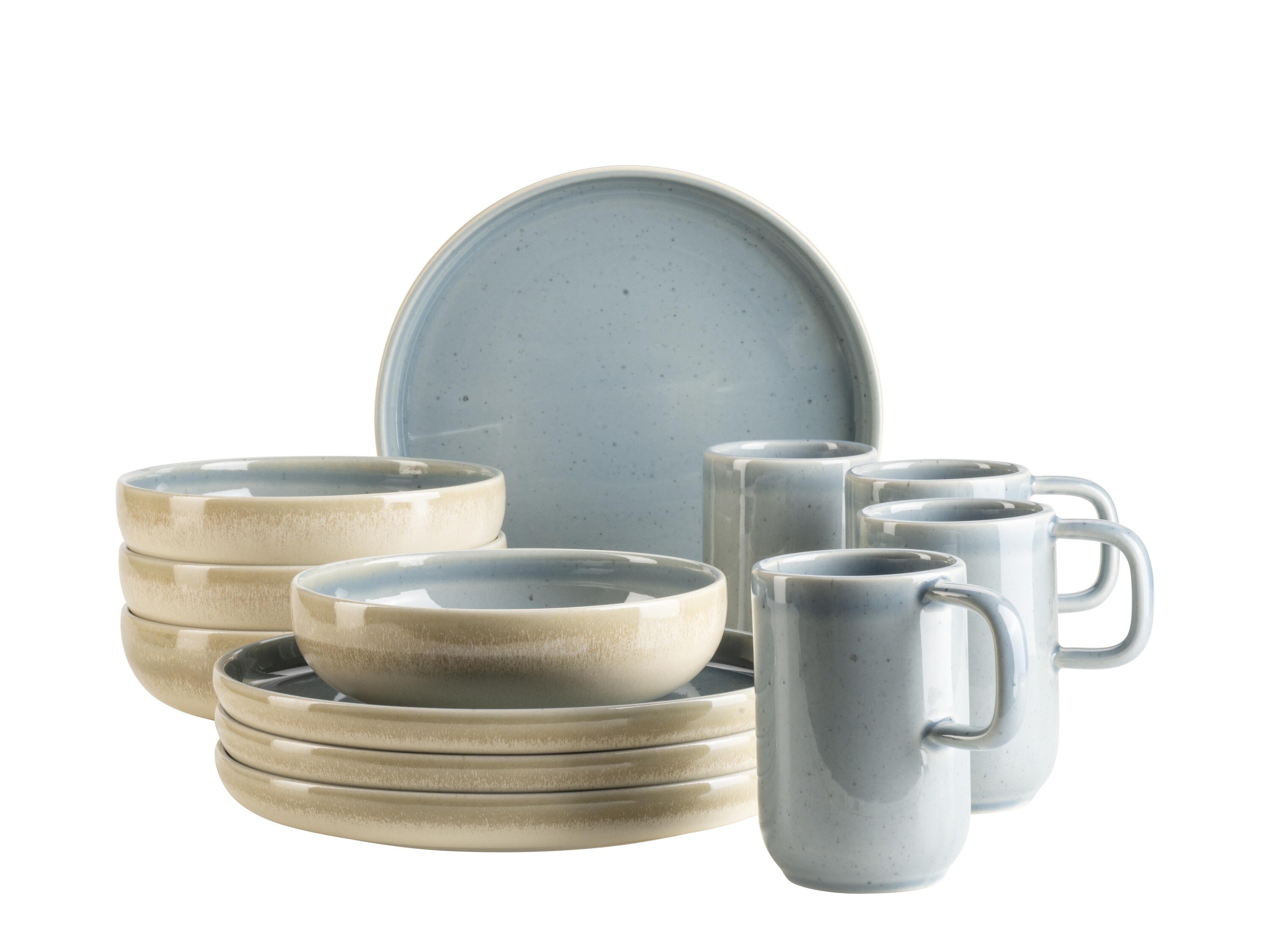 M&auml;ser Fr&uuml;hst&uuml;cksset, Steinzeug Candy - Bild 1