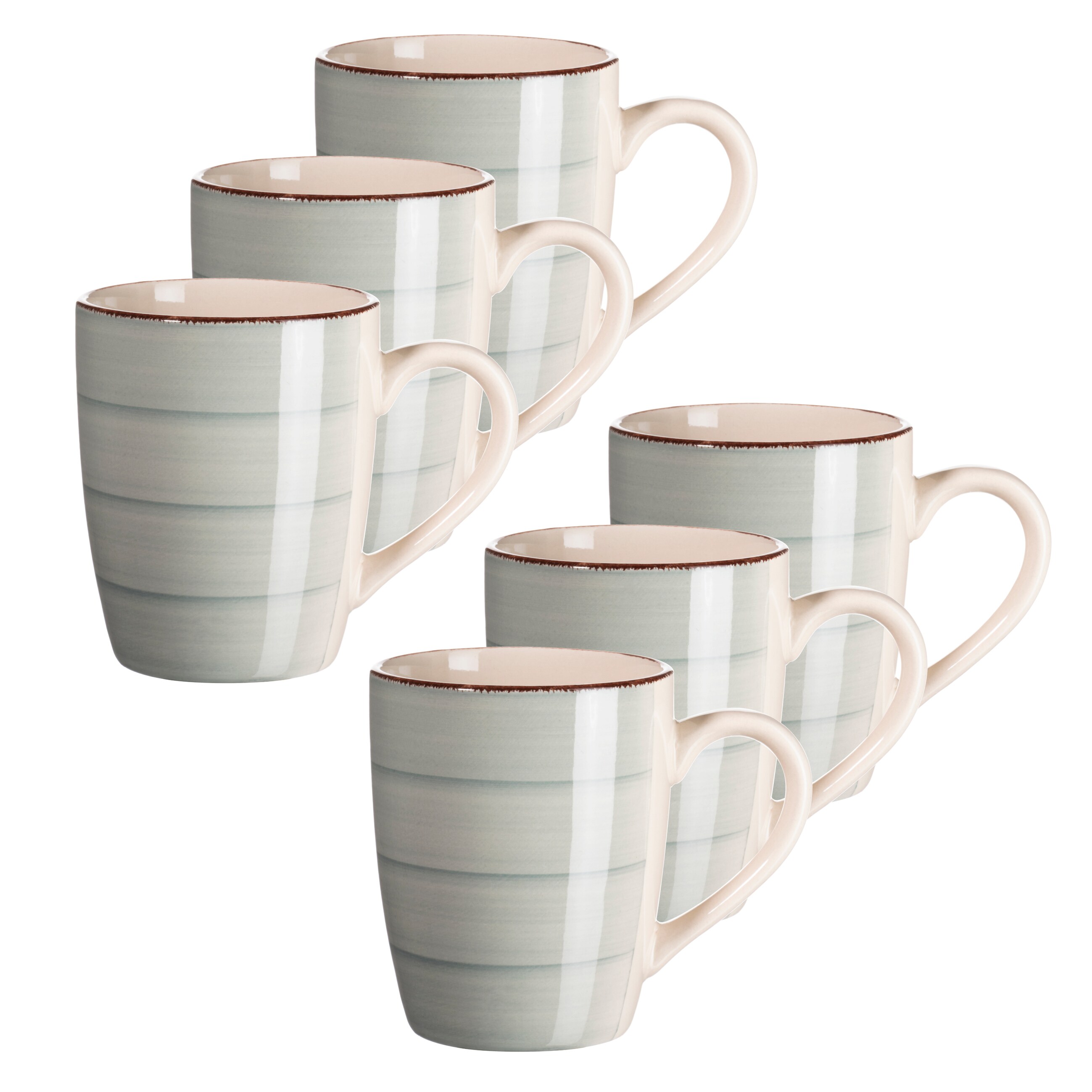 M&auml;ser Kaffeebecher-Set, Steingut LUMACA - Bild 1