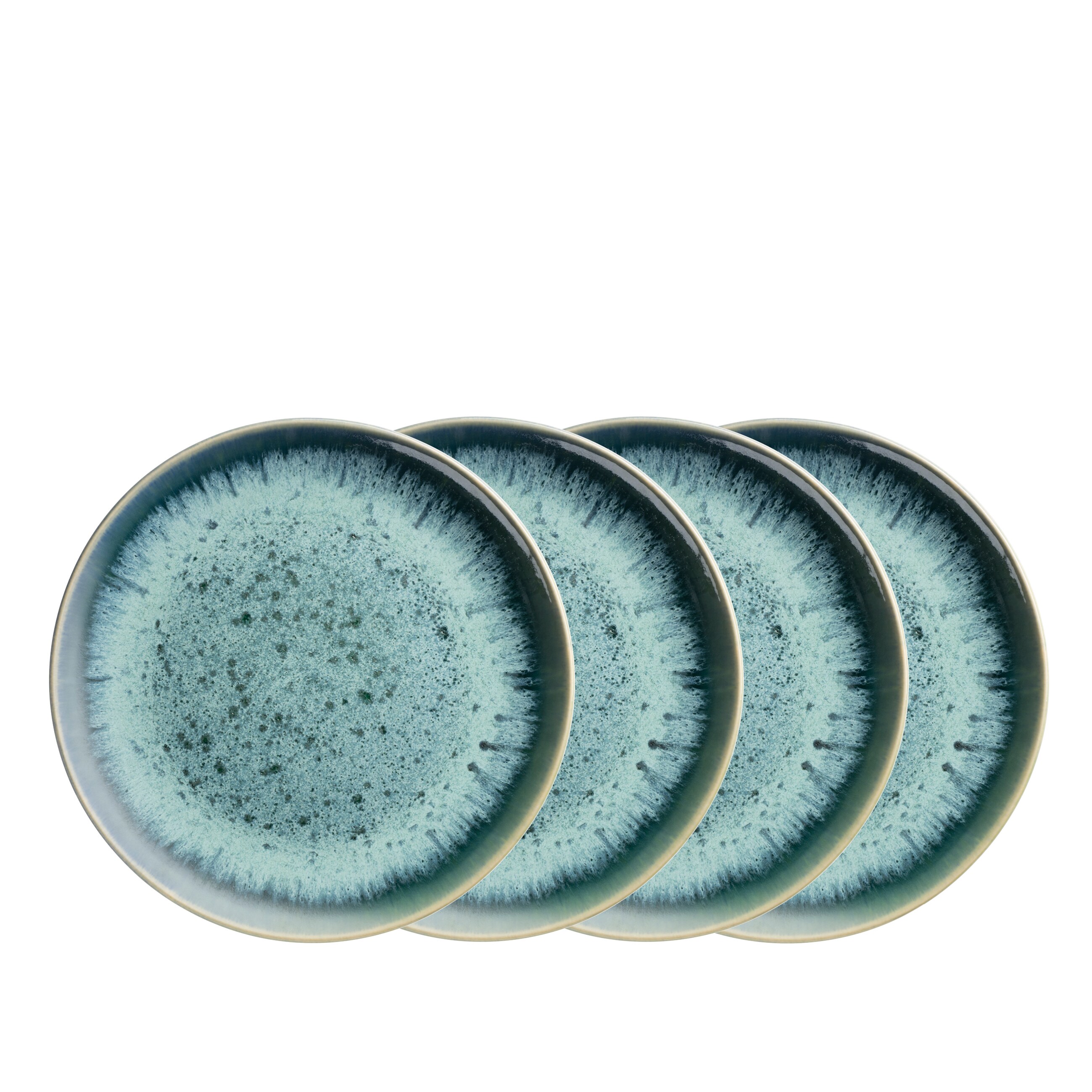 M&auml;ser Dessertteller-Set, Steinzeug Carellia - Bild 1