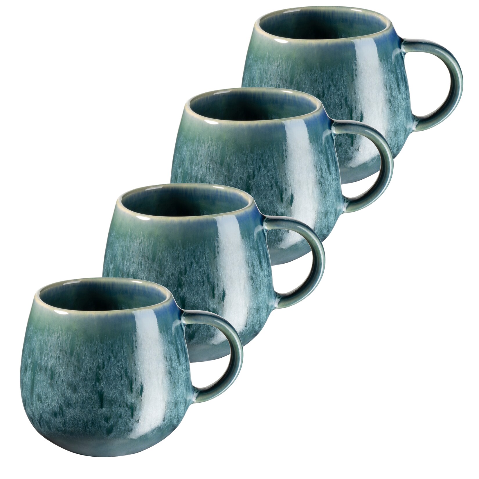 Mäser Kaffeebecher-Set, Steinzeug Carellia