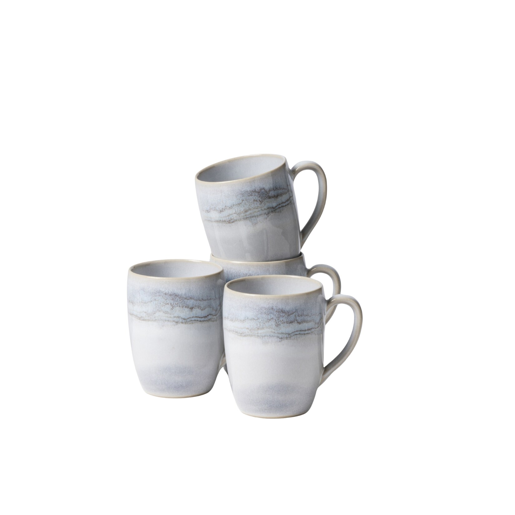 Gipfelstück Kaffeebecher-Set, Steinzeug TIEFER SEE