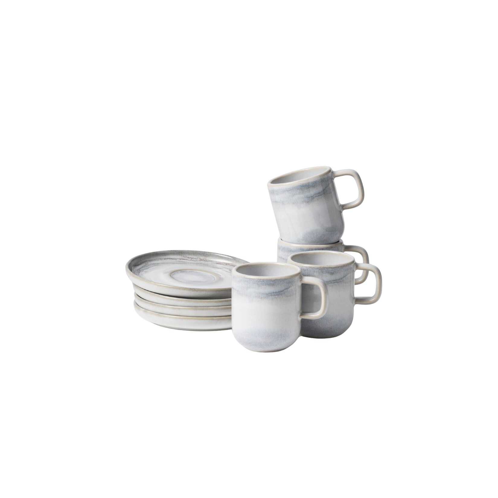 Gipfelstück Espressotassen-Set, Steinzeug TIEFER SEE