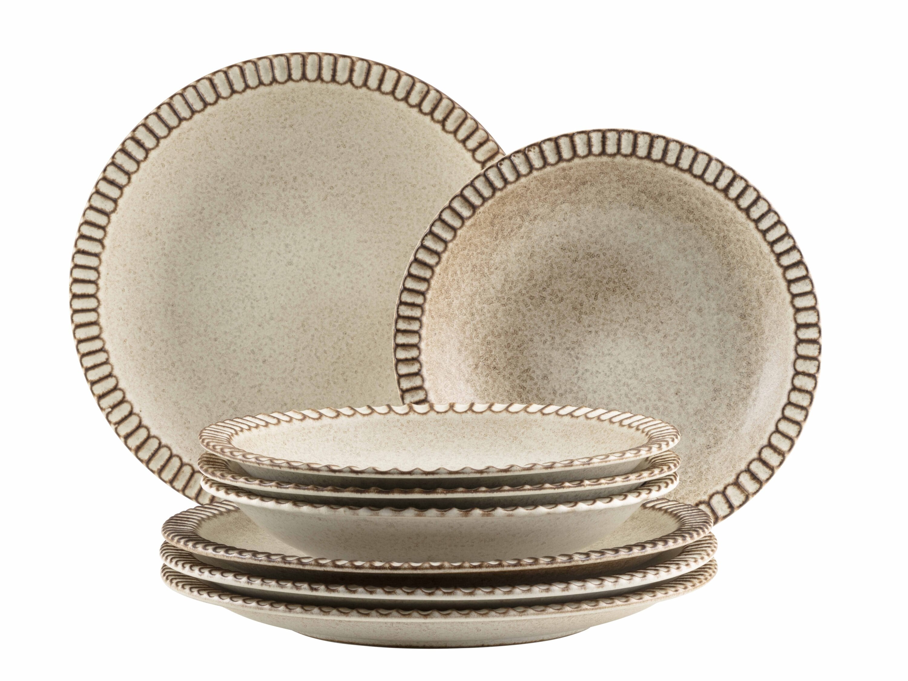 M&auml;ser Teller Set, Steinzeug Ida - Bild 1
