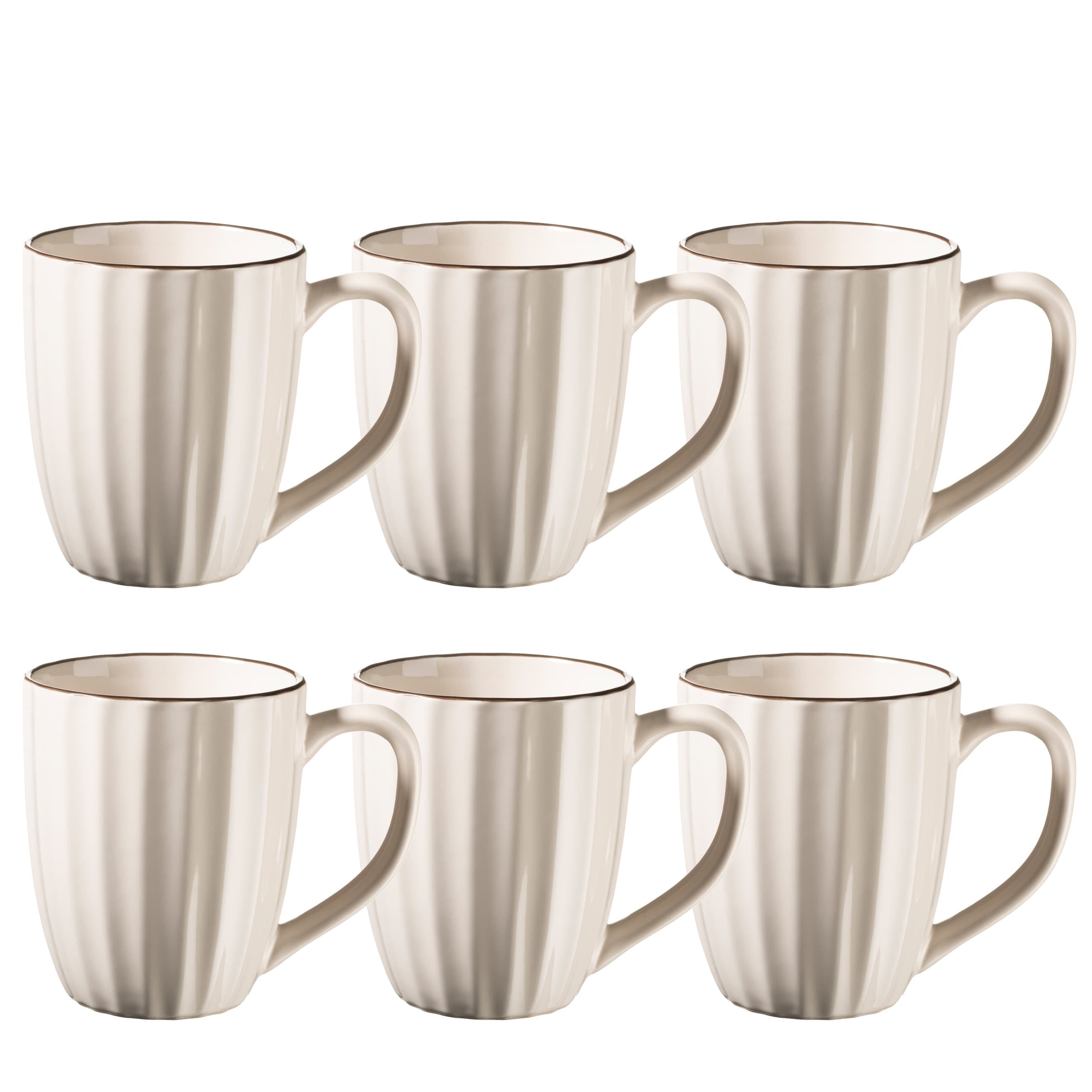 M&auml;ser Kaffeebecher-Set, Steinzeug Osita Beige - Bild 1