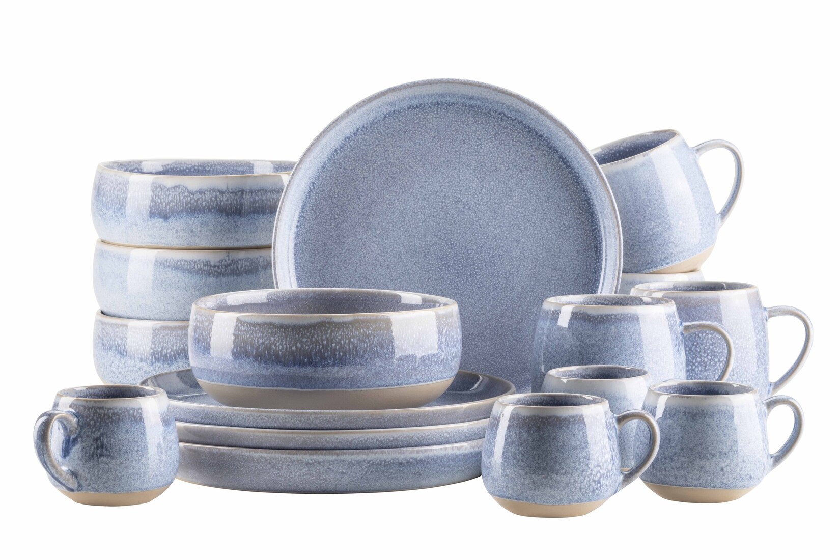 Mäser Frühstück Set, Steinzeug Aquata