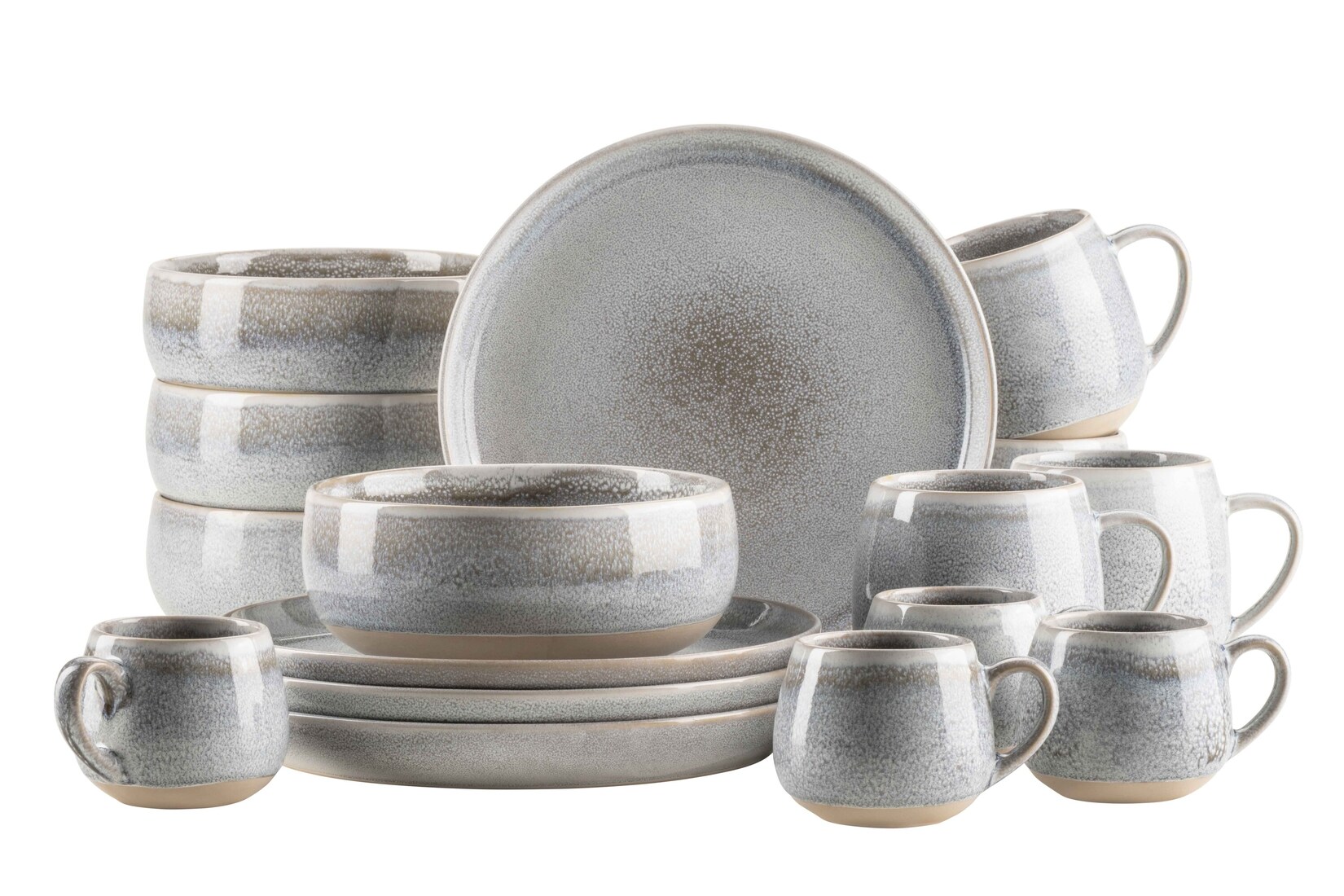 Mäser Frühstück Set, Steinzeug Aquata