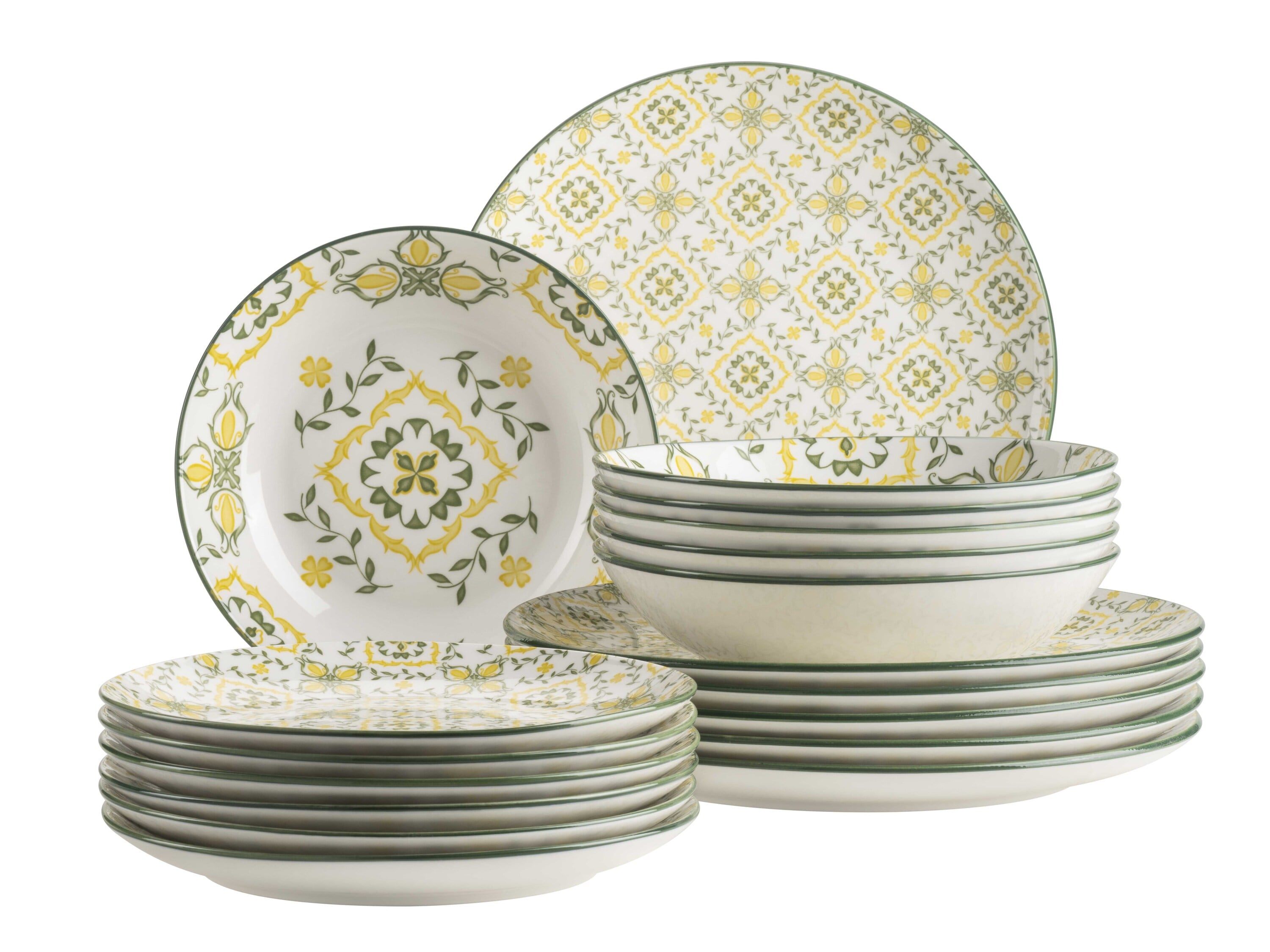 M&auml;ser Teller Set, Porzellan Granada - Bild 1