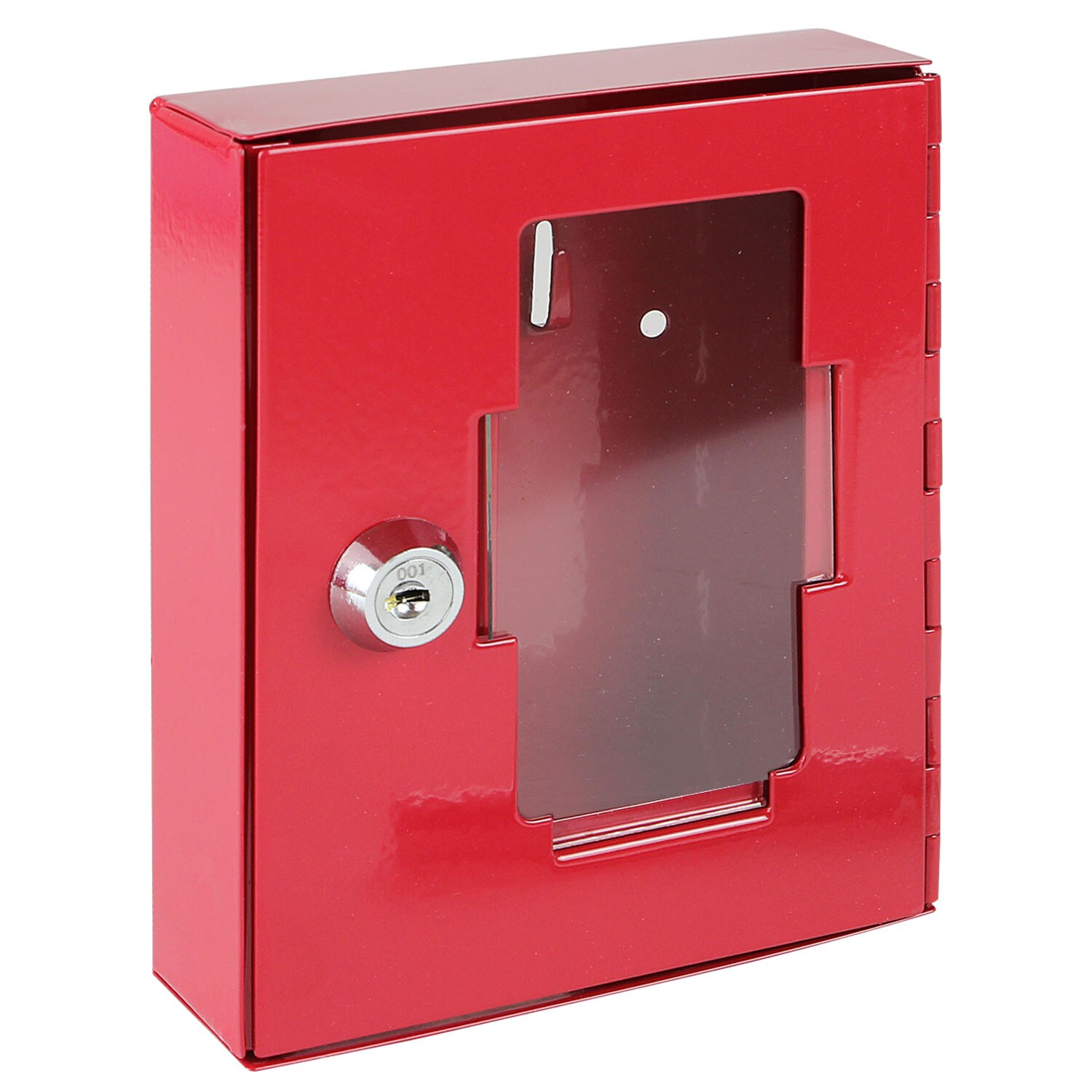 HMF 1020-03 Notschl&uuml;sselkasten, 15 x 12 x 4 cm, RAL 3001 Signalrot - Bild 1