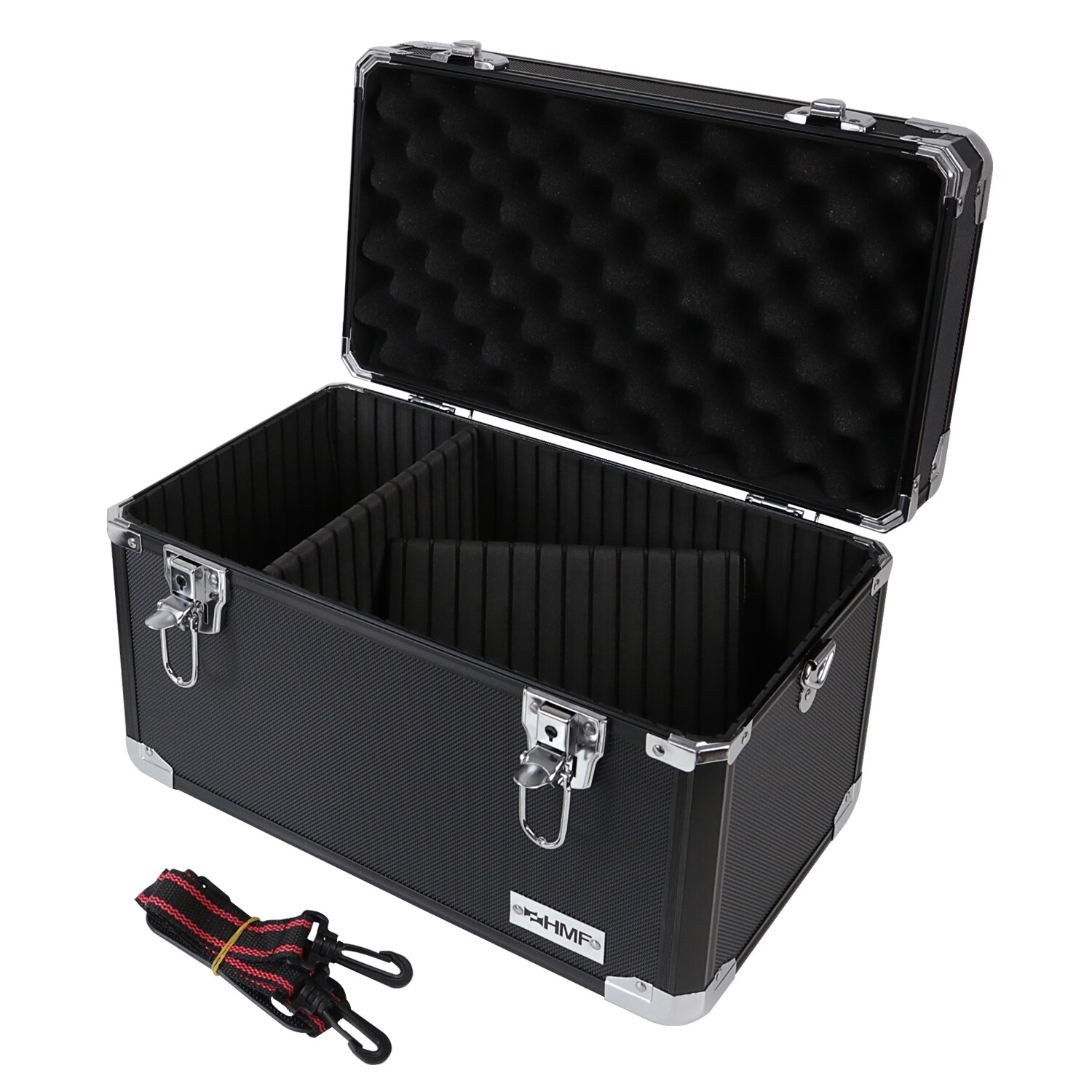 HMF 14801-02 Alu Transportkoffer, Aufbewahrungskoffer, individuelle Facheinteilung, 40 x 27,5 x 23,5 cm - Bild 1